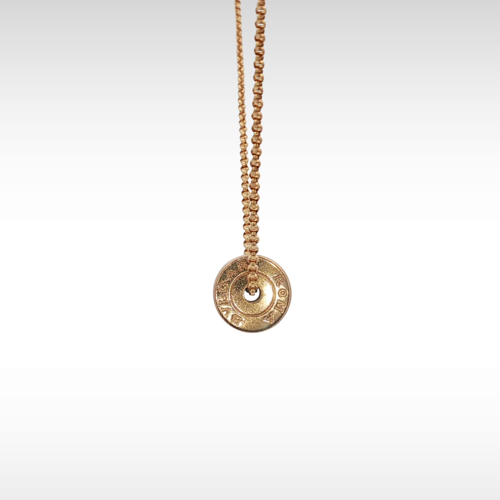 B.zero1 Pink Gold & Ceramic Necklace