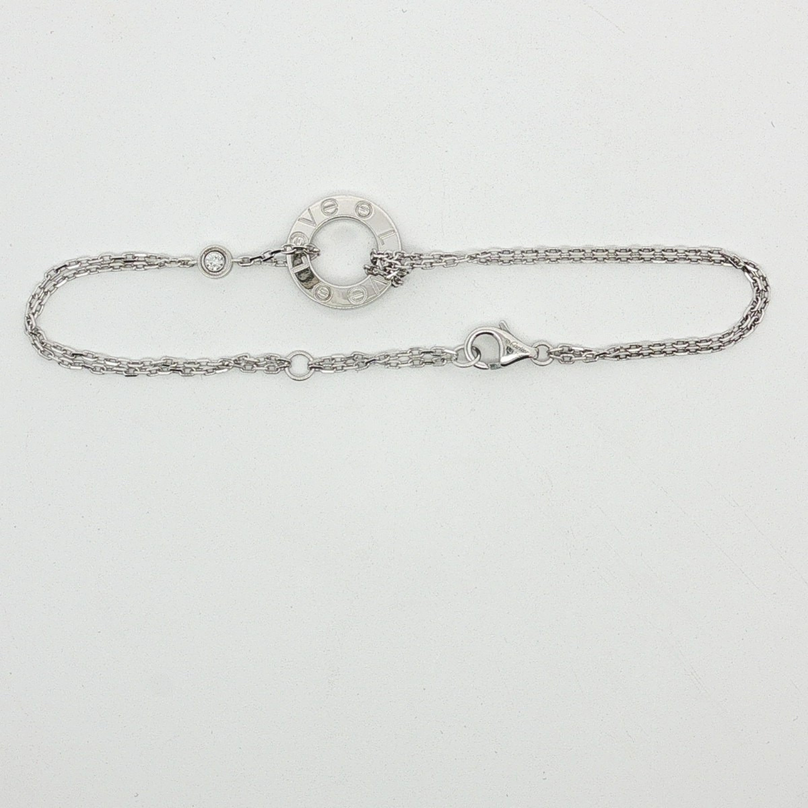 Love White Gold Bracelet