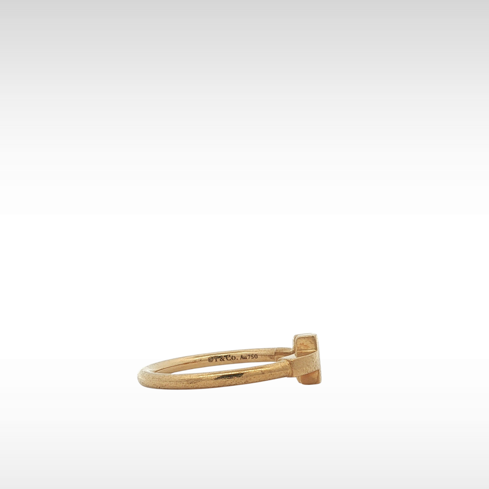 T-Wire Yellow Gold Ring 53/6.5