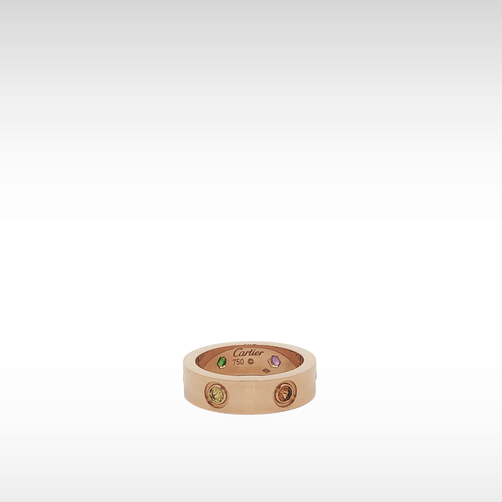 LOVE 18K Pink Gold Ring 52/6