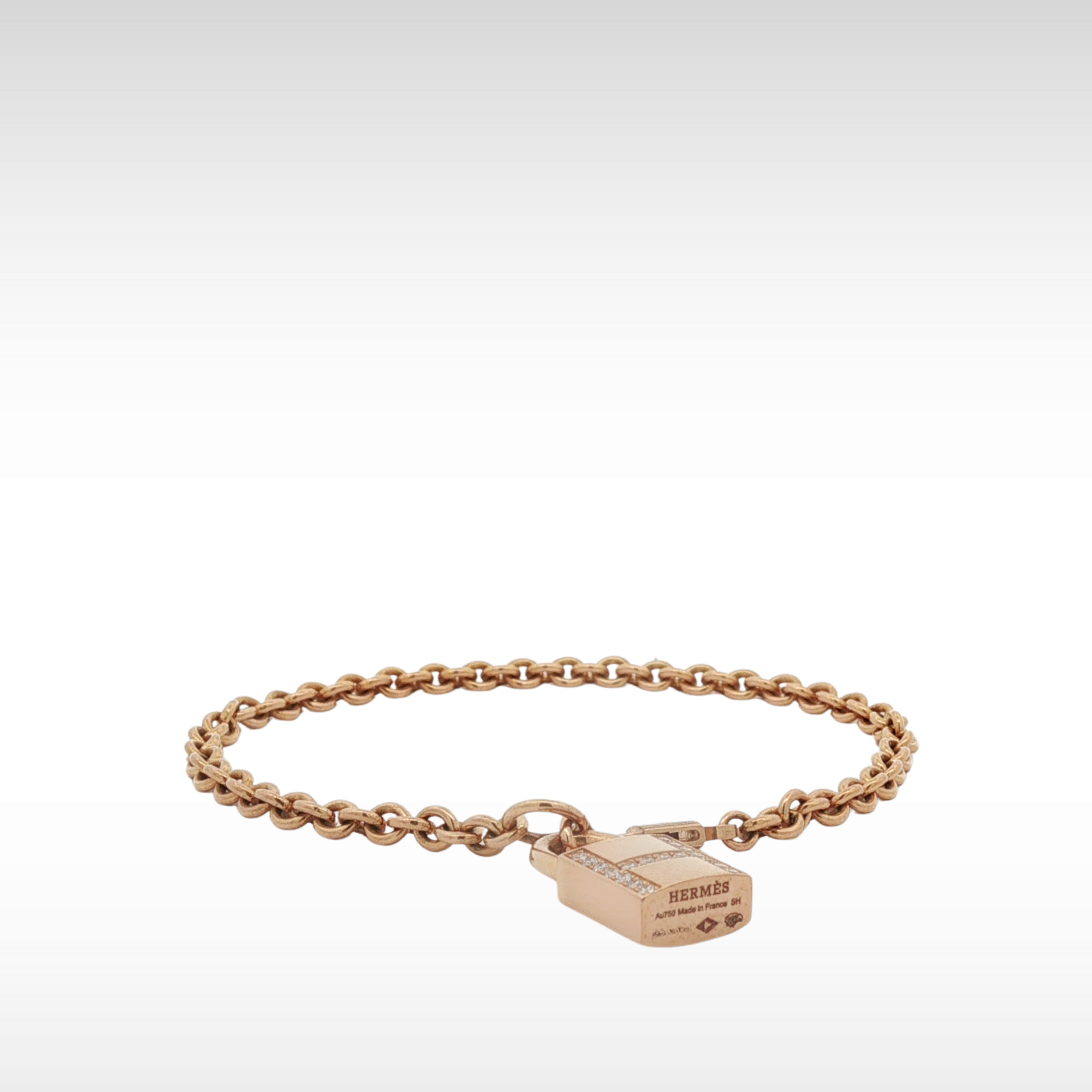Kelly Cadena Pendant Pink Gold Bracelet