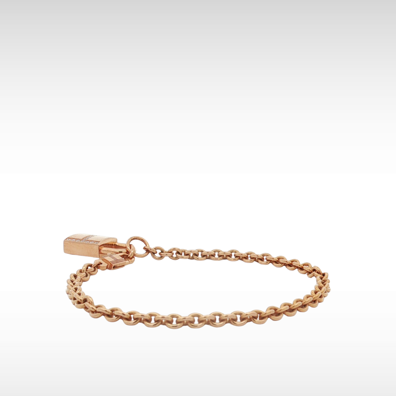 Kelly Cadena Pendant Pink Gold Bracelet