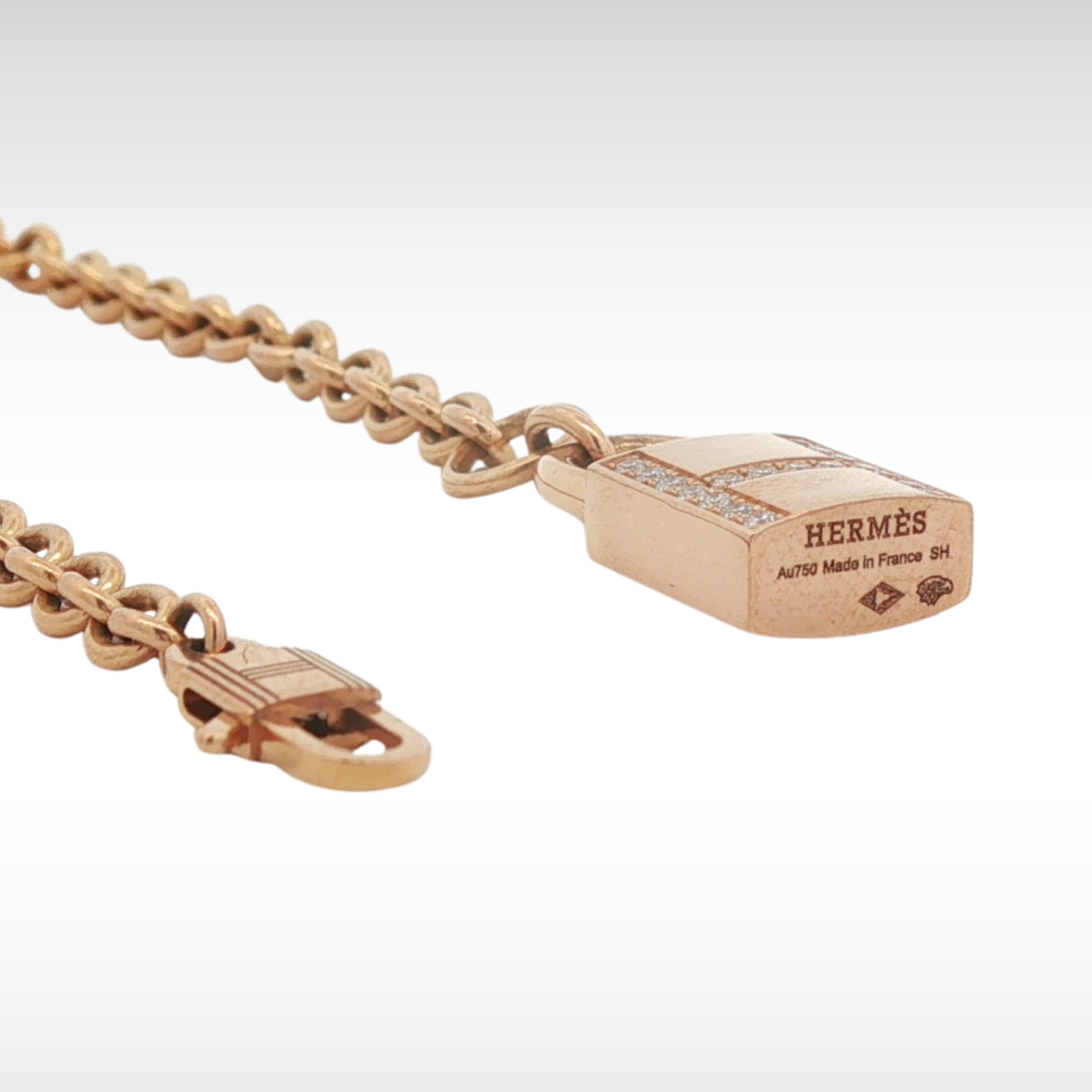 Kelly Cadena Pendant Pink Gold Bracelet