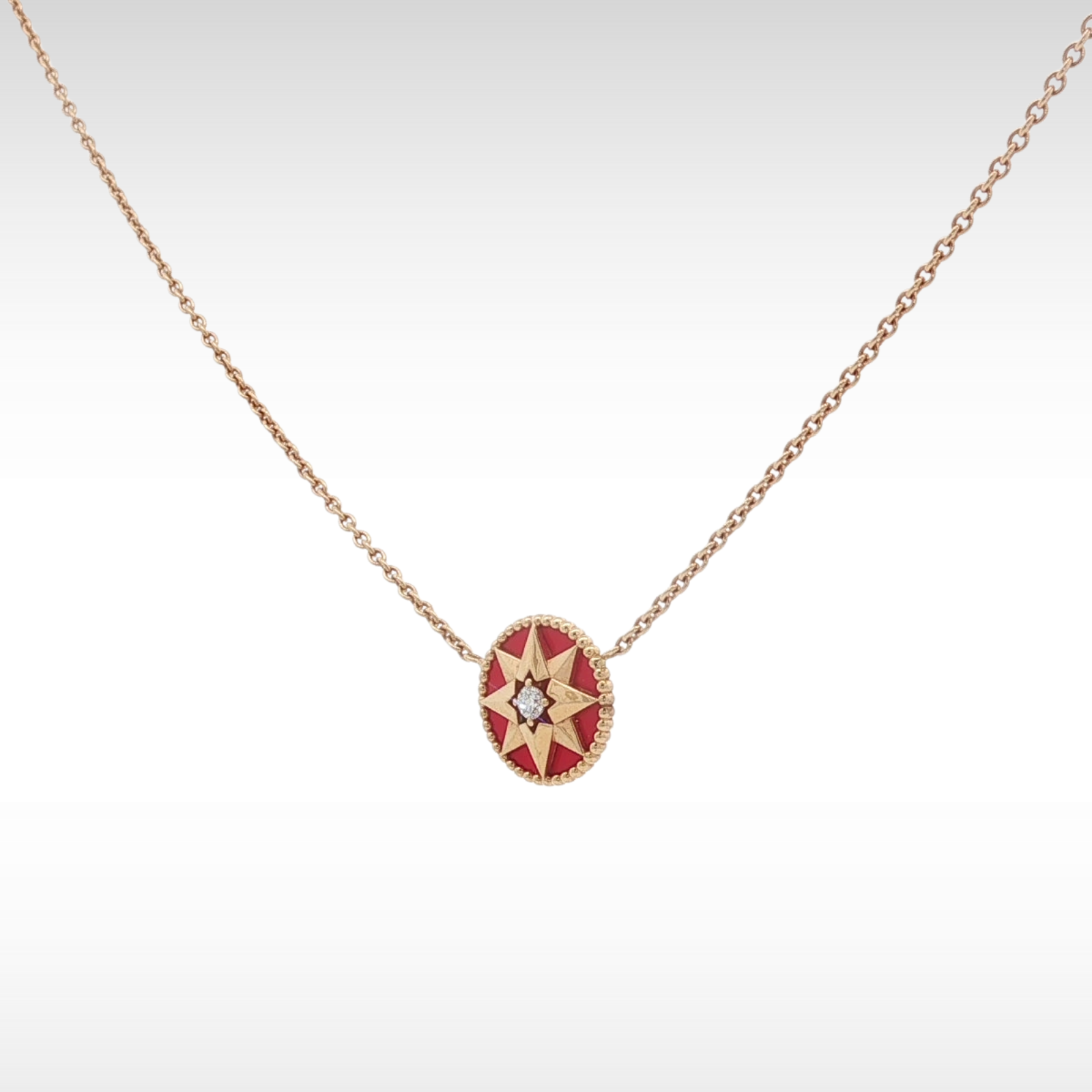 Rose de Vents Rose Gold Necklace