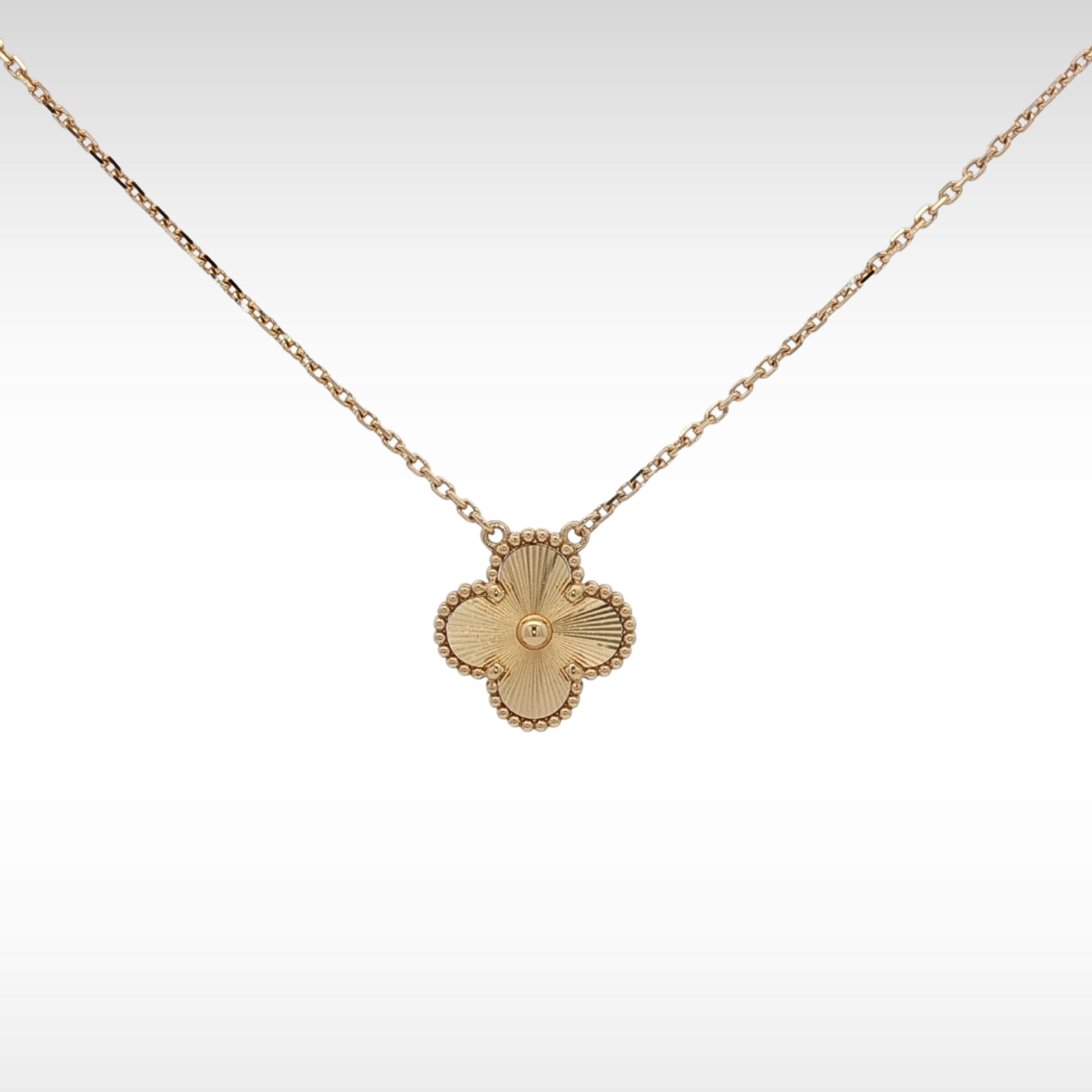 Vintage Alhambra Yellow Gold Necklace