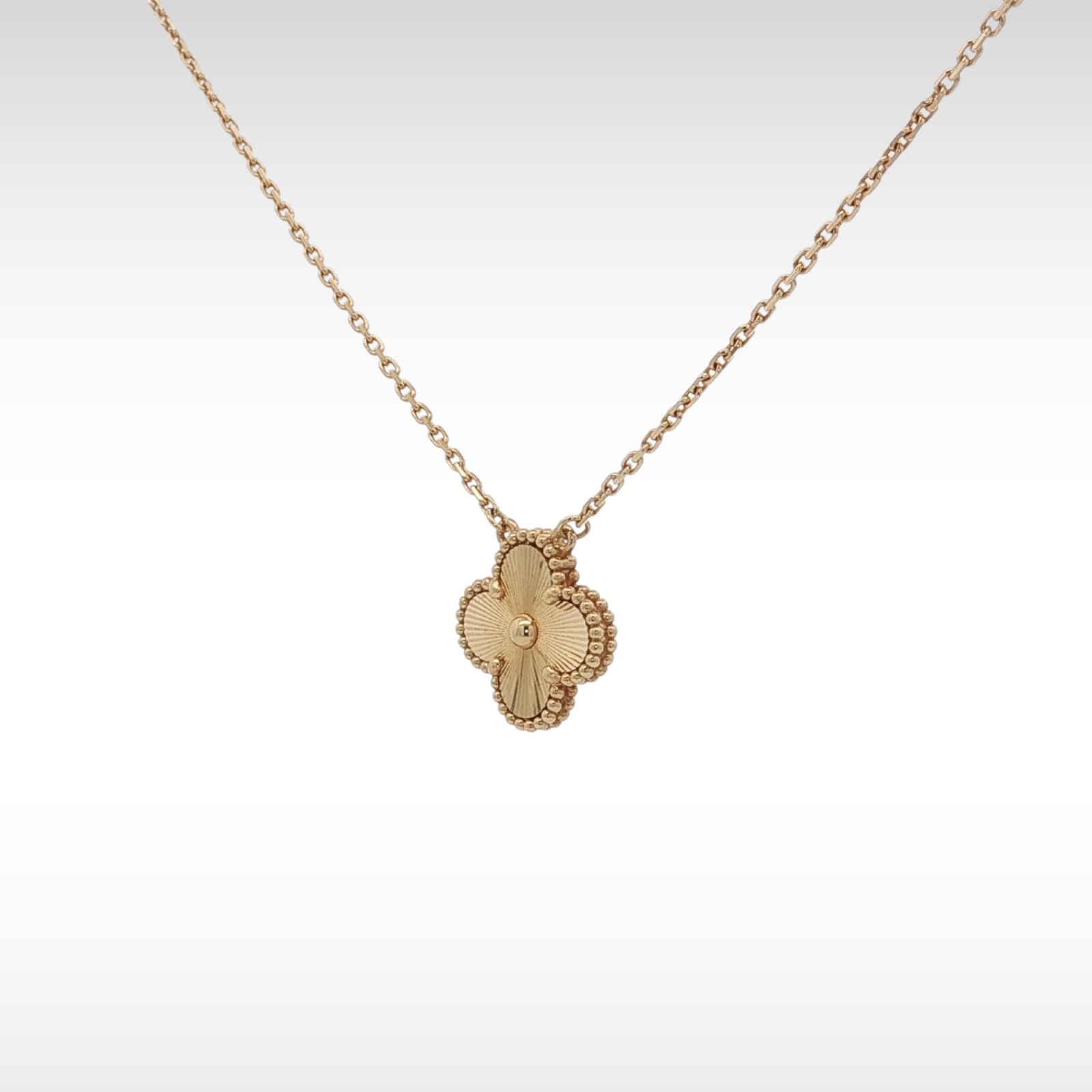 Vintage Alhambra Yellow Gold Necklace