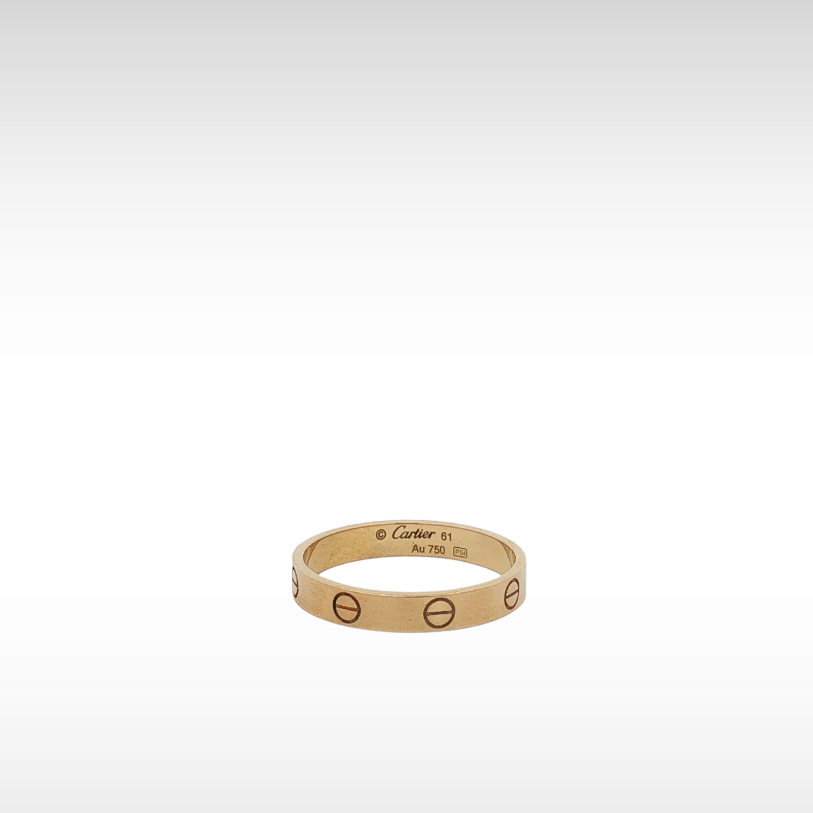 LOVE Small Ring Yellow Gold 61/9.5