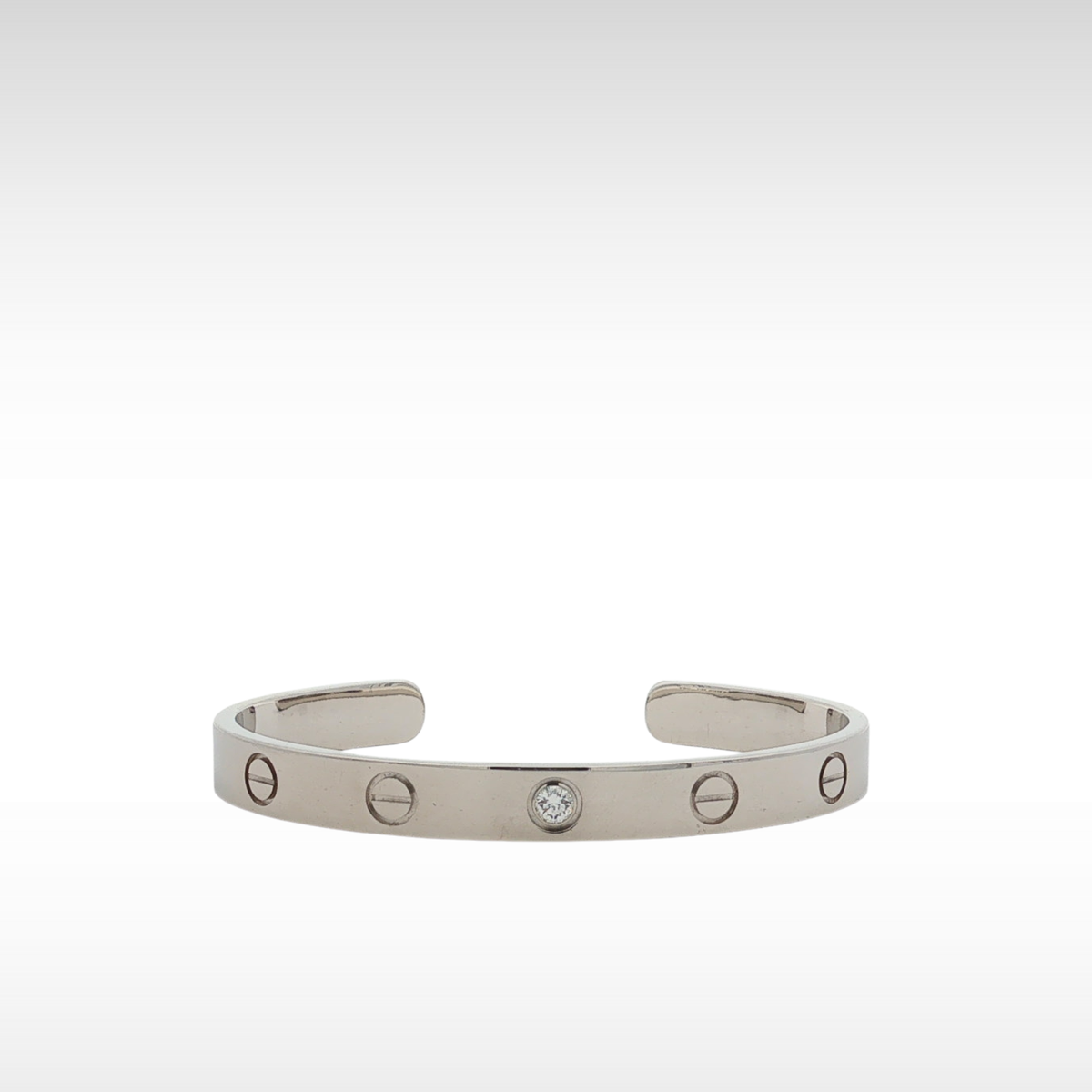 LOVE Cuff B6029916 White Gold Bracelet