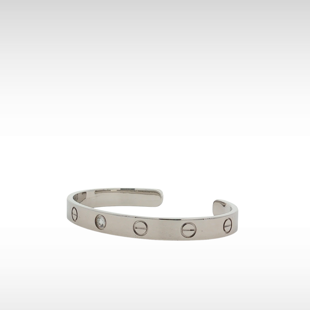 LOVE Cuff B6029916 White Gold Bracelet