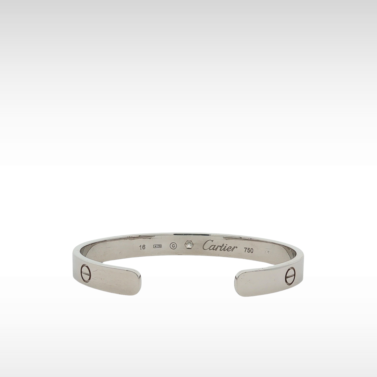 LOVE Cuff B6029916 White Gold Bracelet