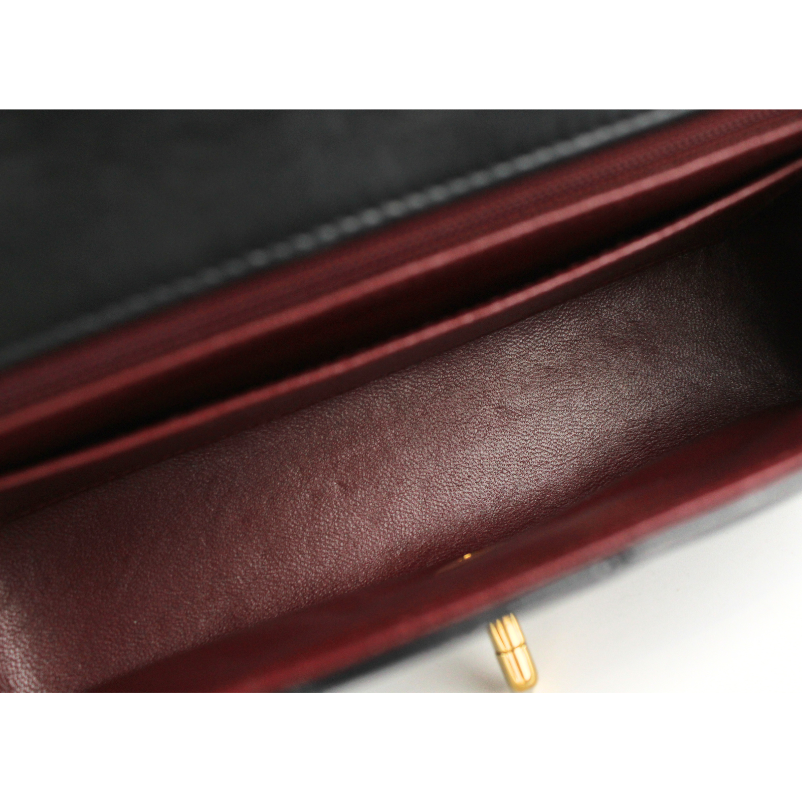 Diana Small Lamb Black Shoulder Bag