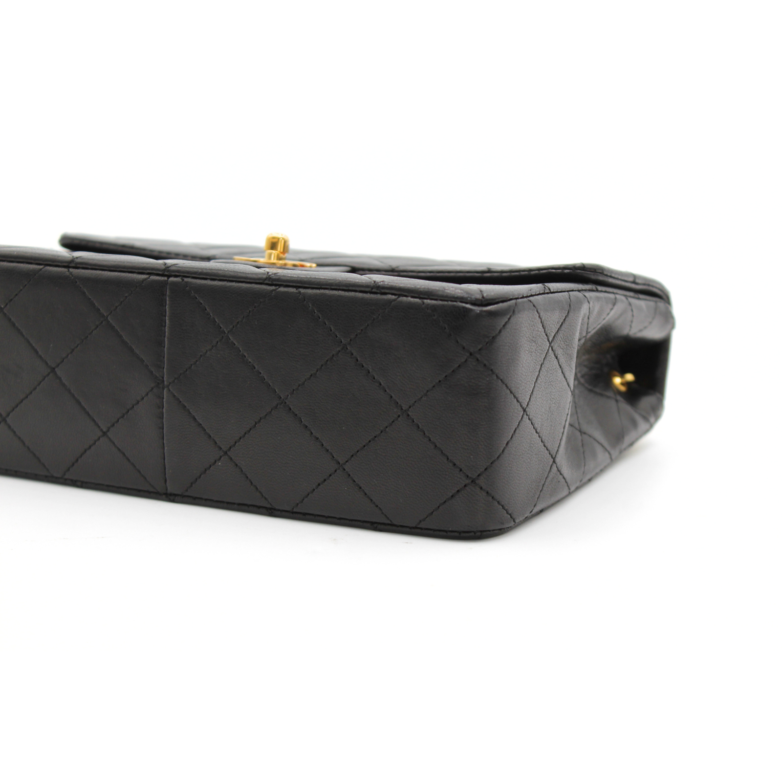Lamb Black Crossbody Bag