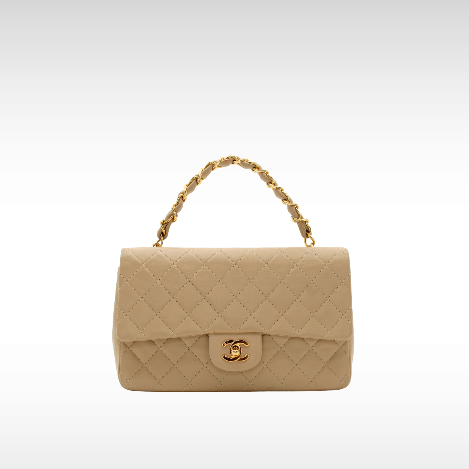 Lamb Beige Handbag