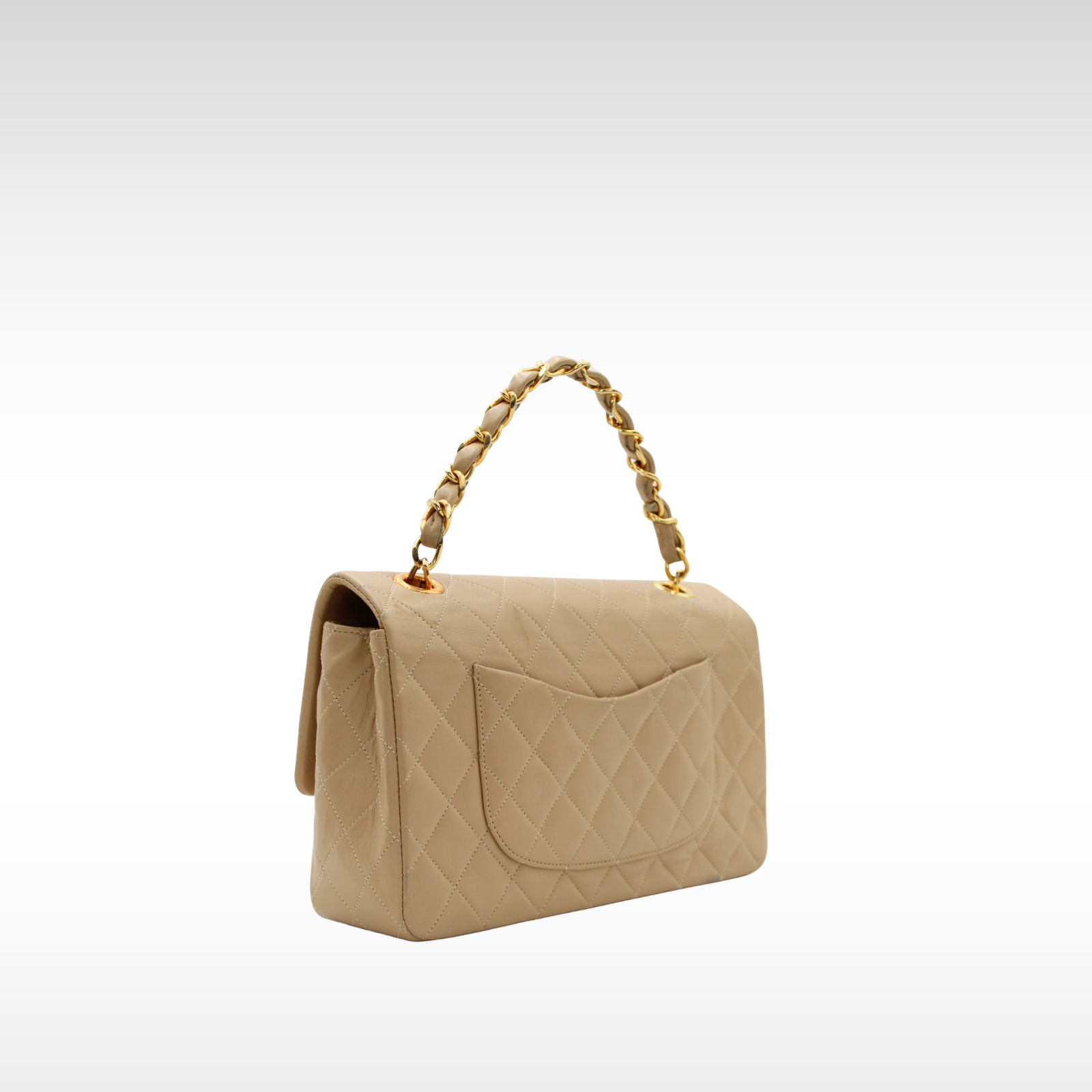 Lamb Beige Handbag
