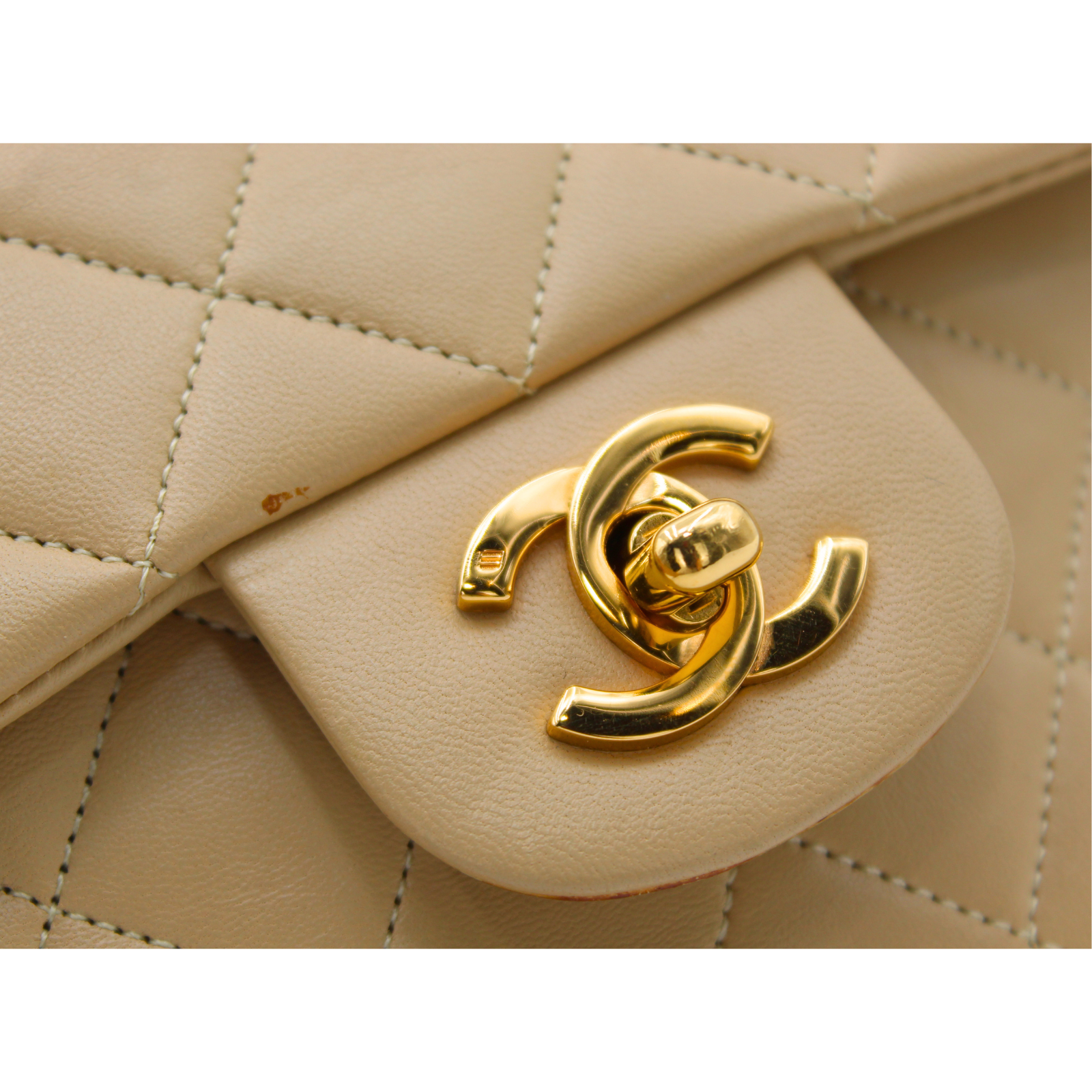 Lamb Beige Handbag