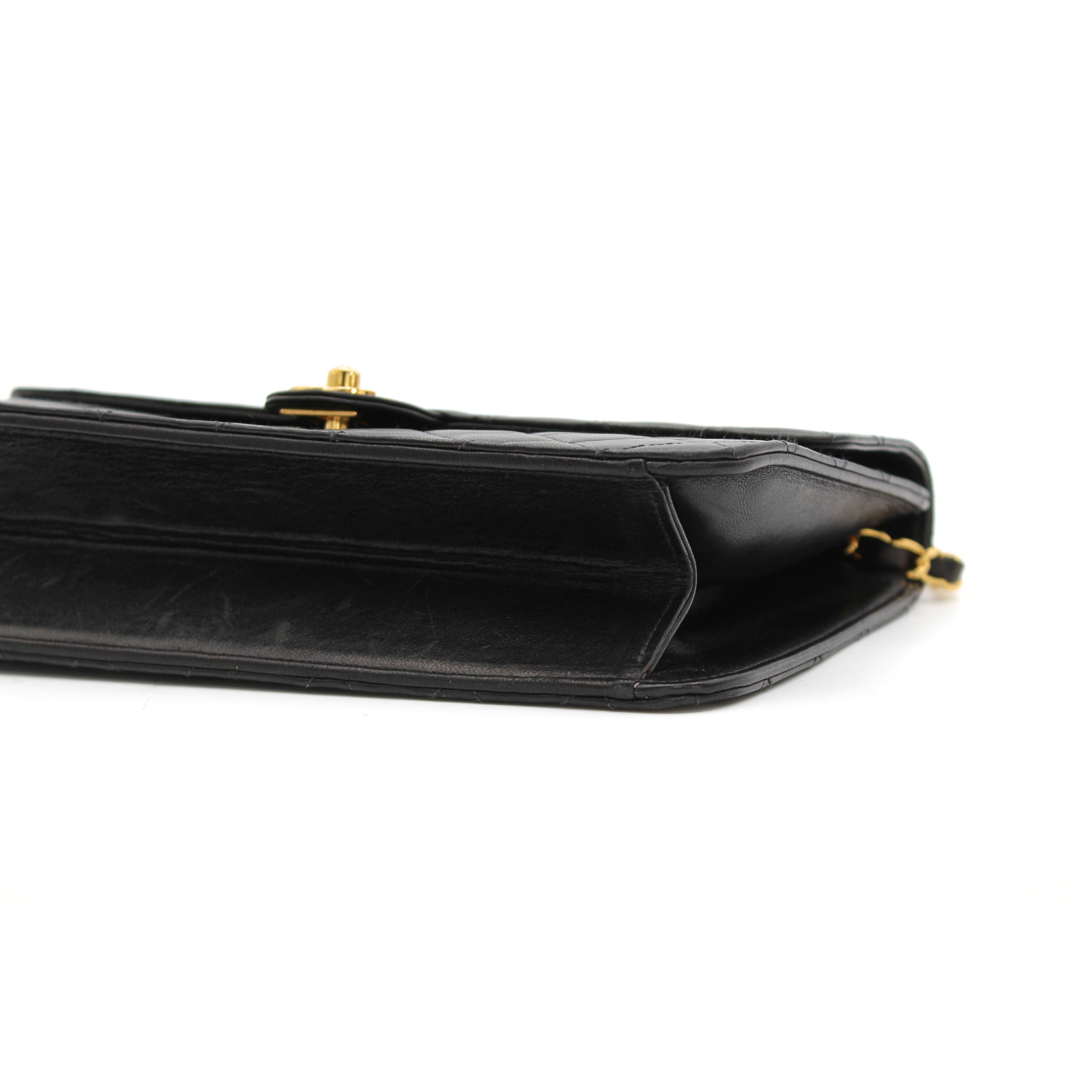 Lamb Black Shoulder Bag