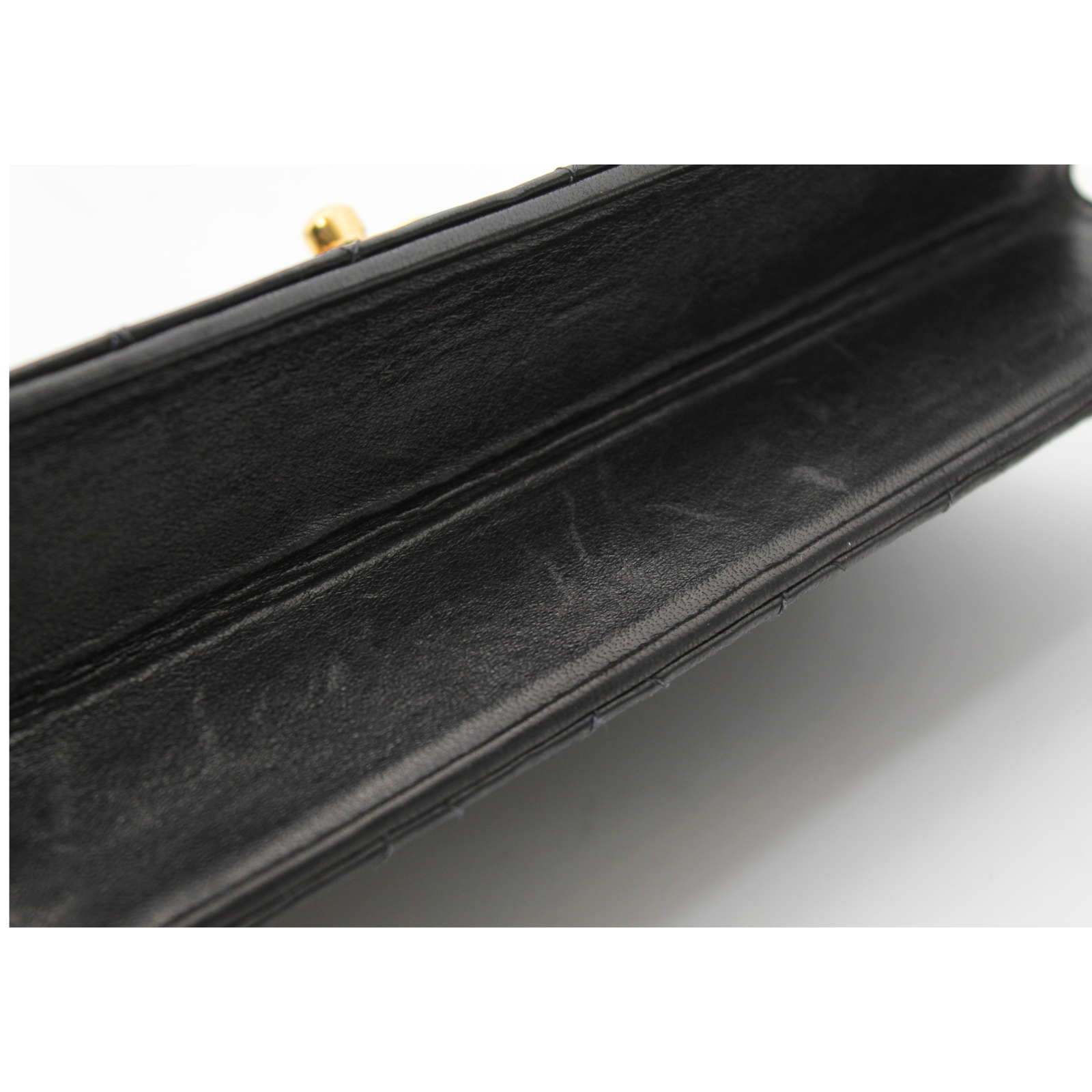 Lamb Black Shoulder Bag