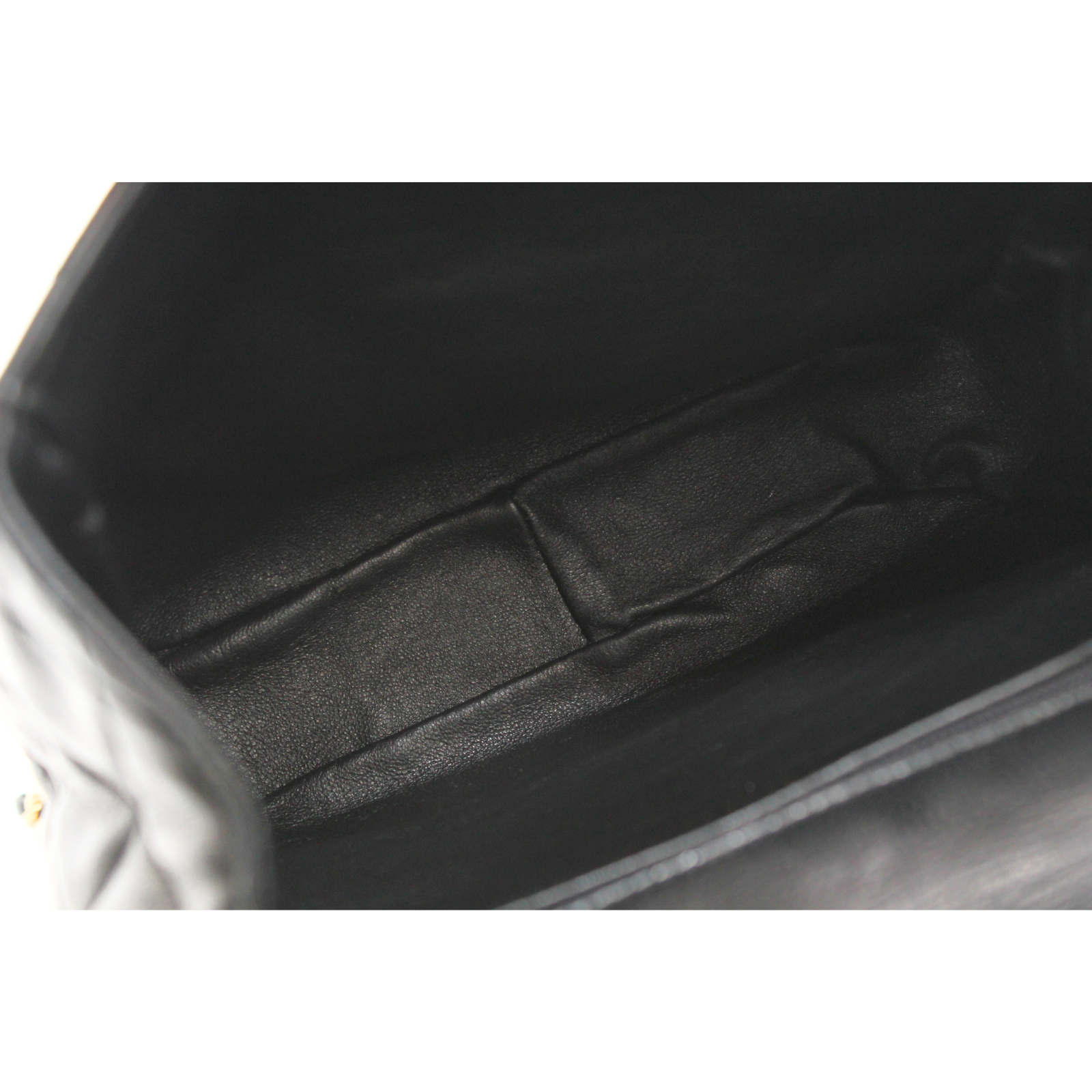 Lamb Black Shoulder Bag
