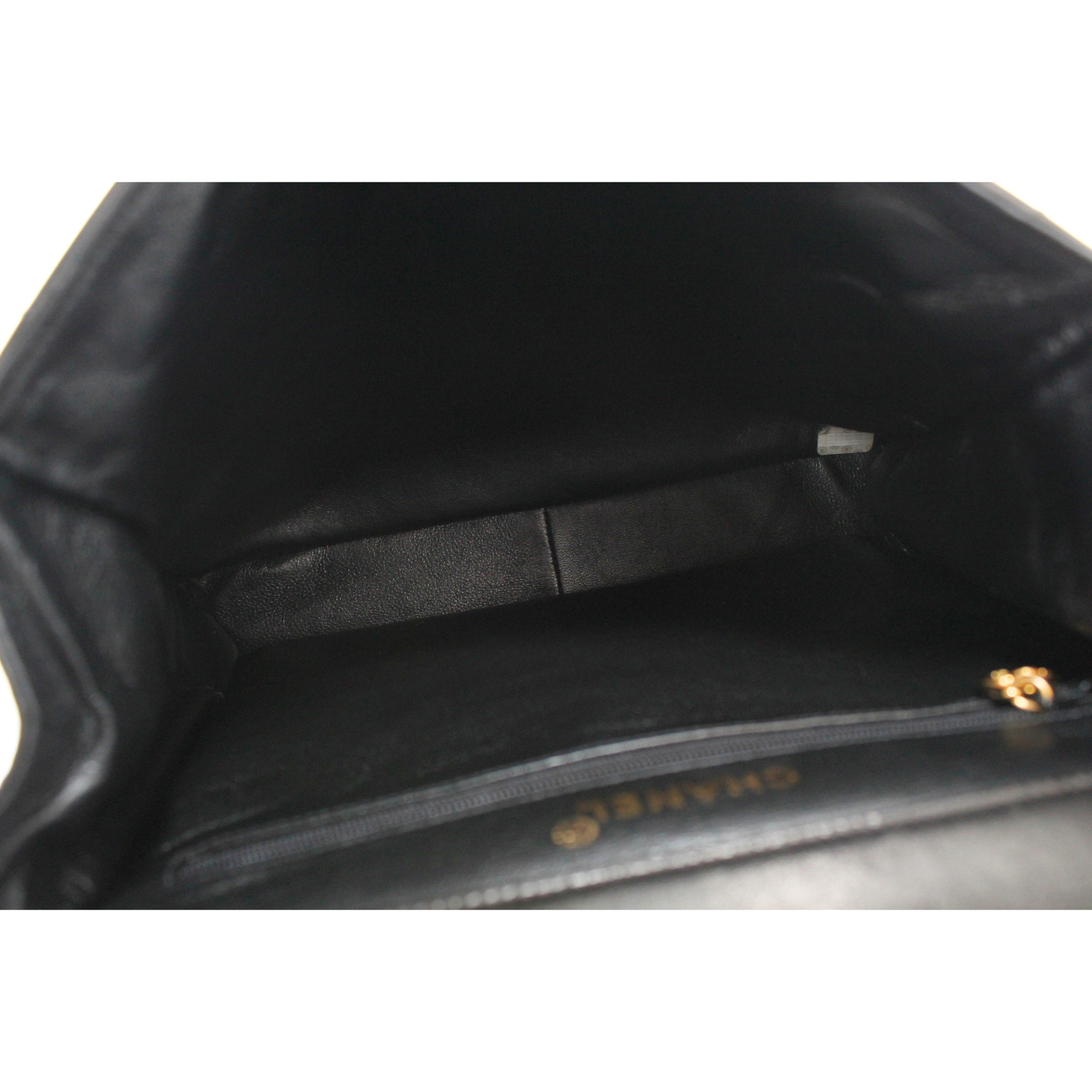 Double Face Lamb Black Shoulder Bag