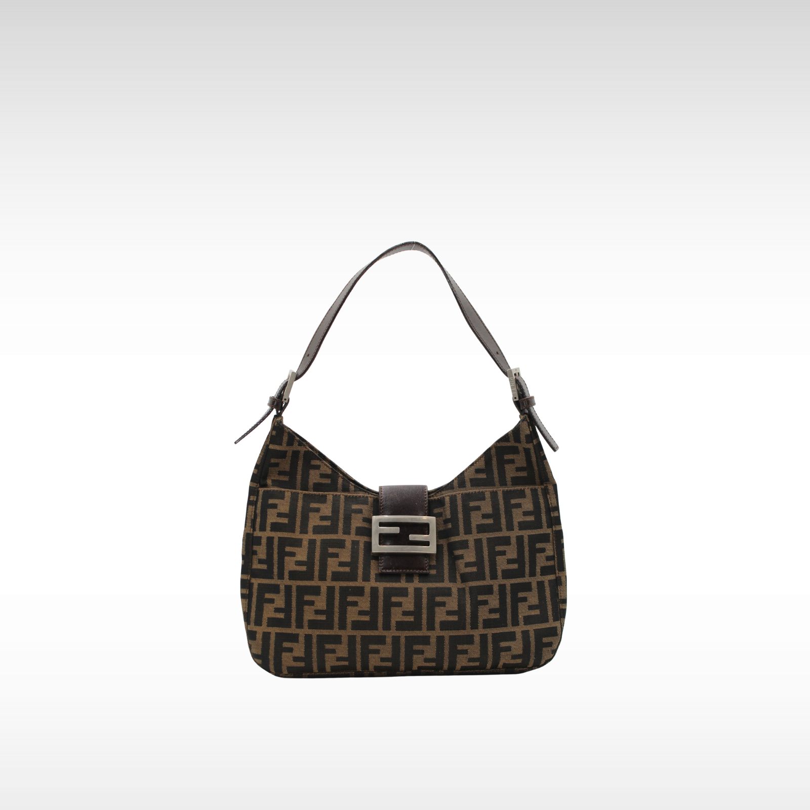 Zucca Canvas Khaki Shoulder Bag