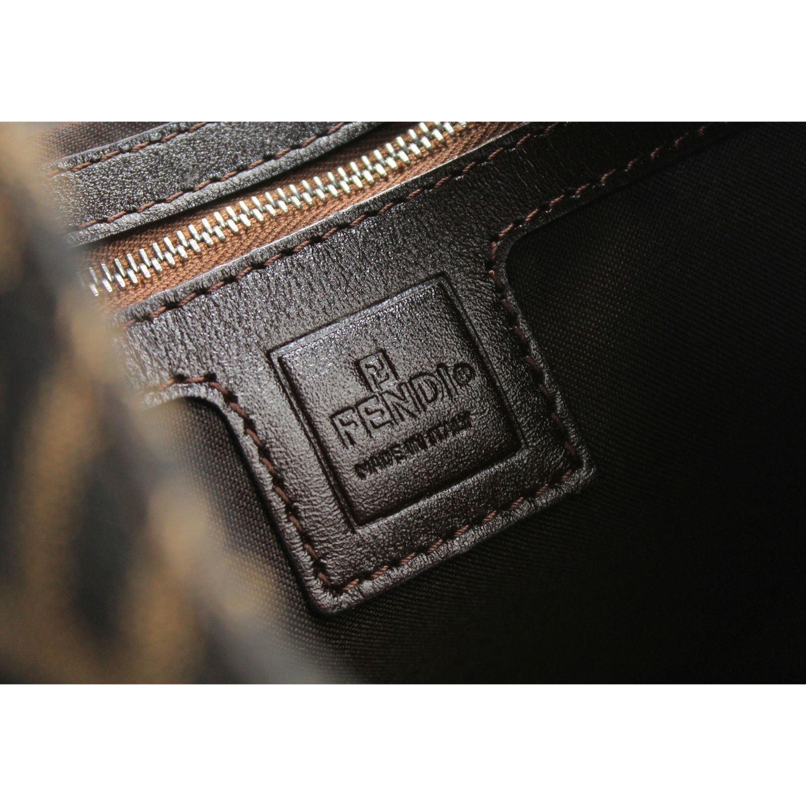 Zucca Canvas Khaki Shoulder Bag