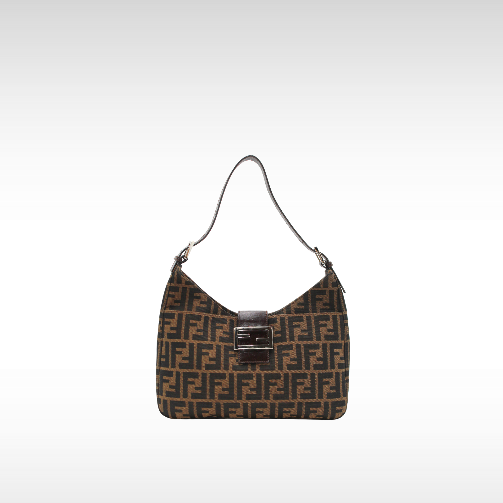 Zucca Canvas Khaki Shoulder Bag