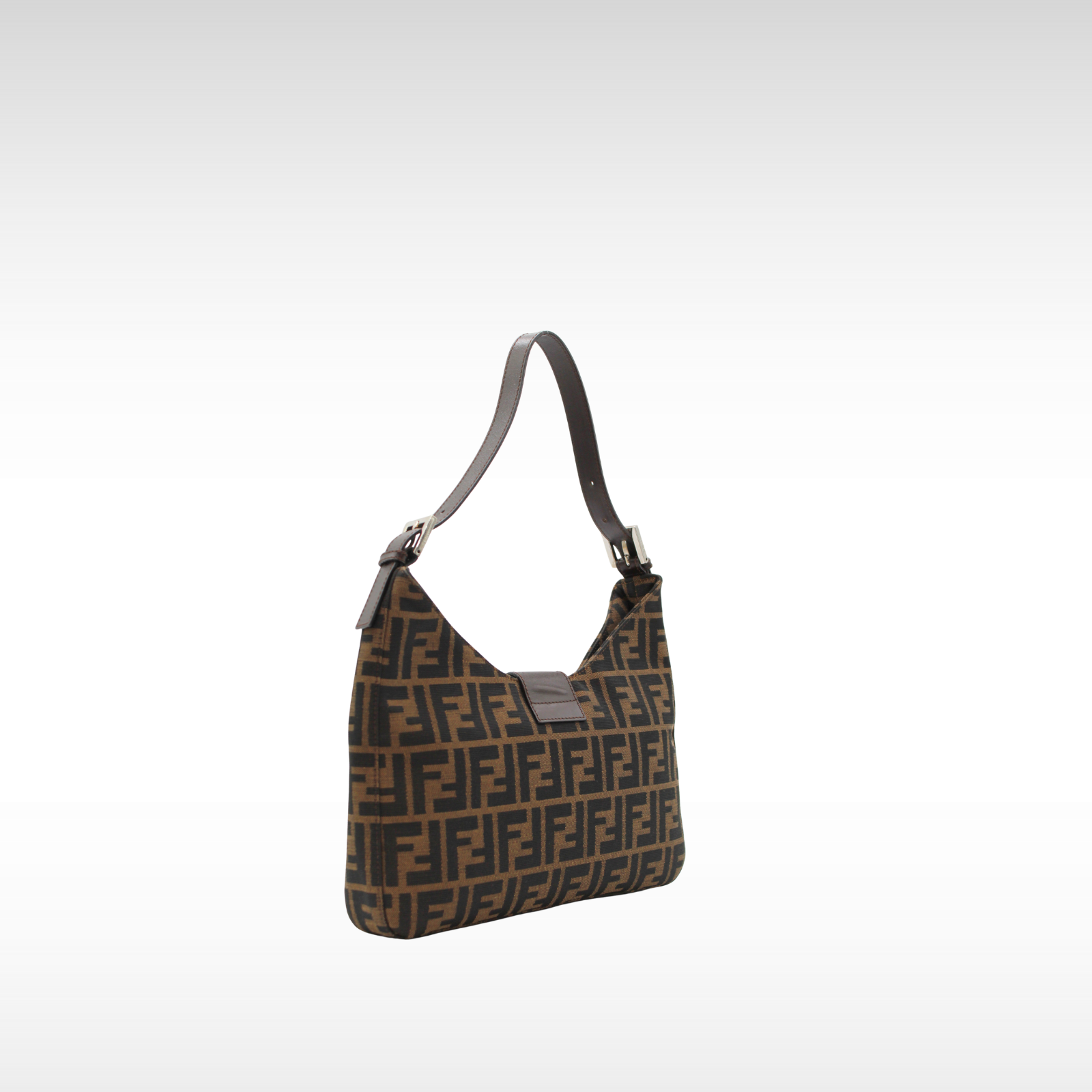 Zucca Canvas Khaki Shoulder Bag