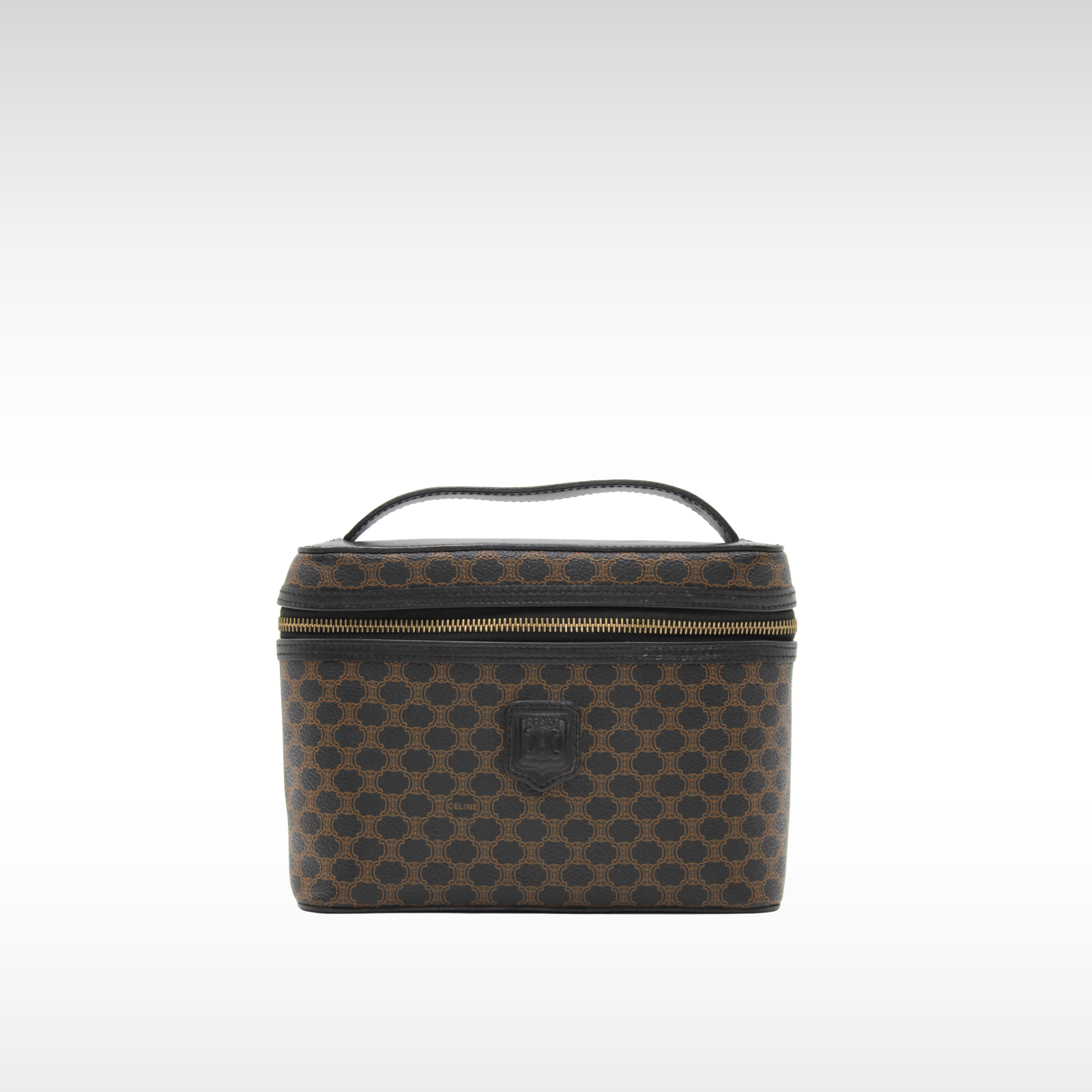 Macadam Coated Canvas Handbag