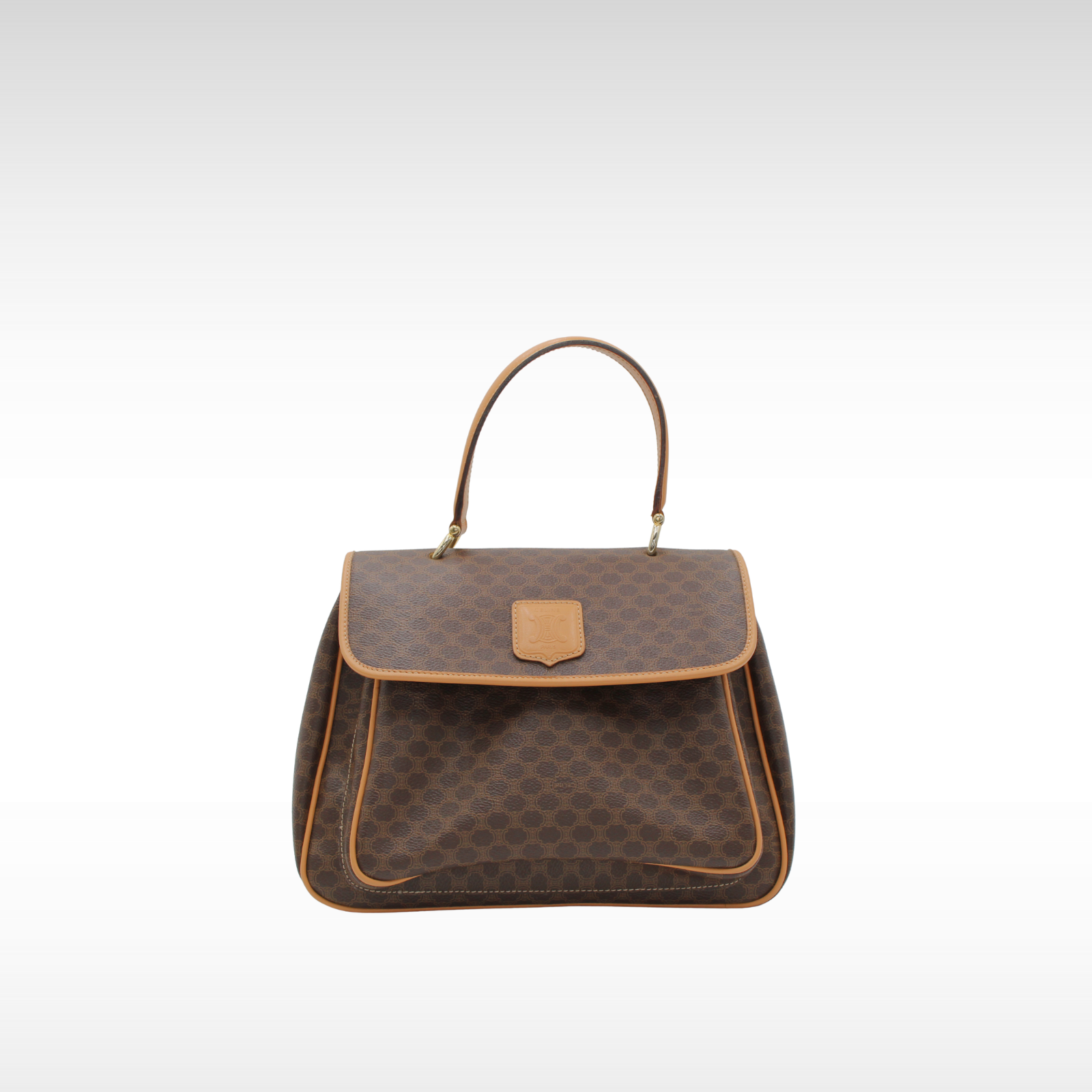 Macadam Coated Canvas Handbag