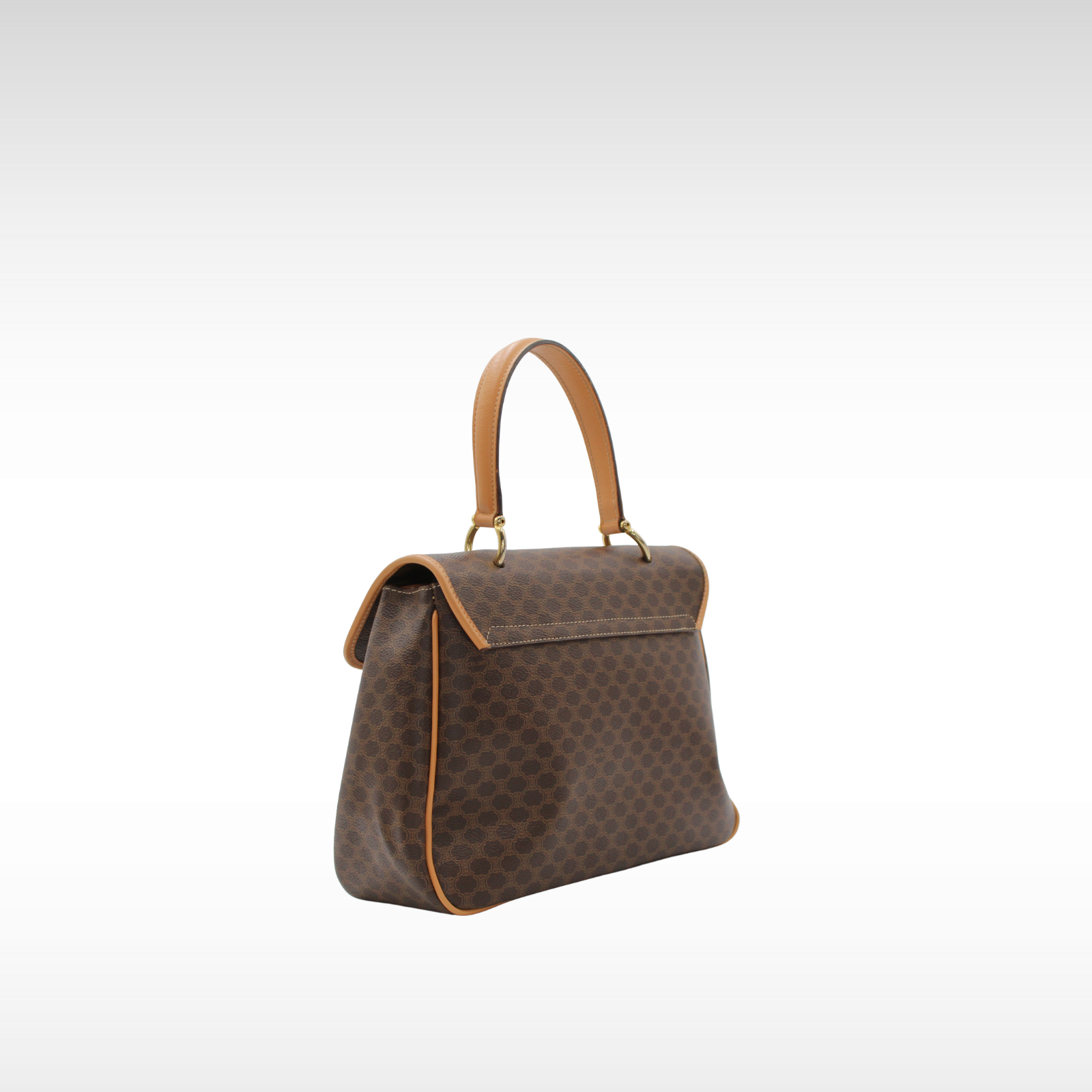 Macadam Coated Canvas Handbag