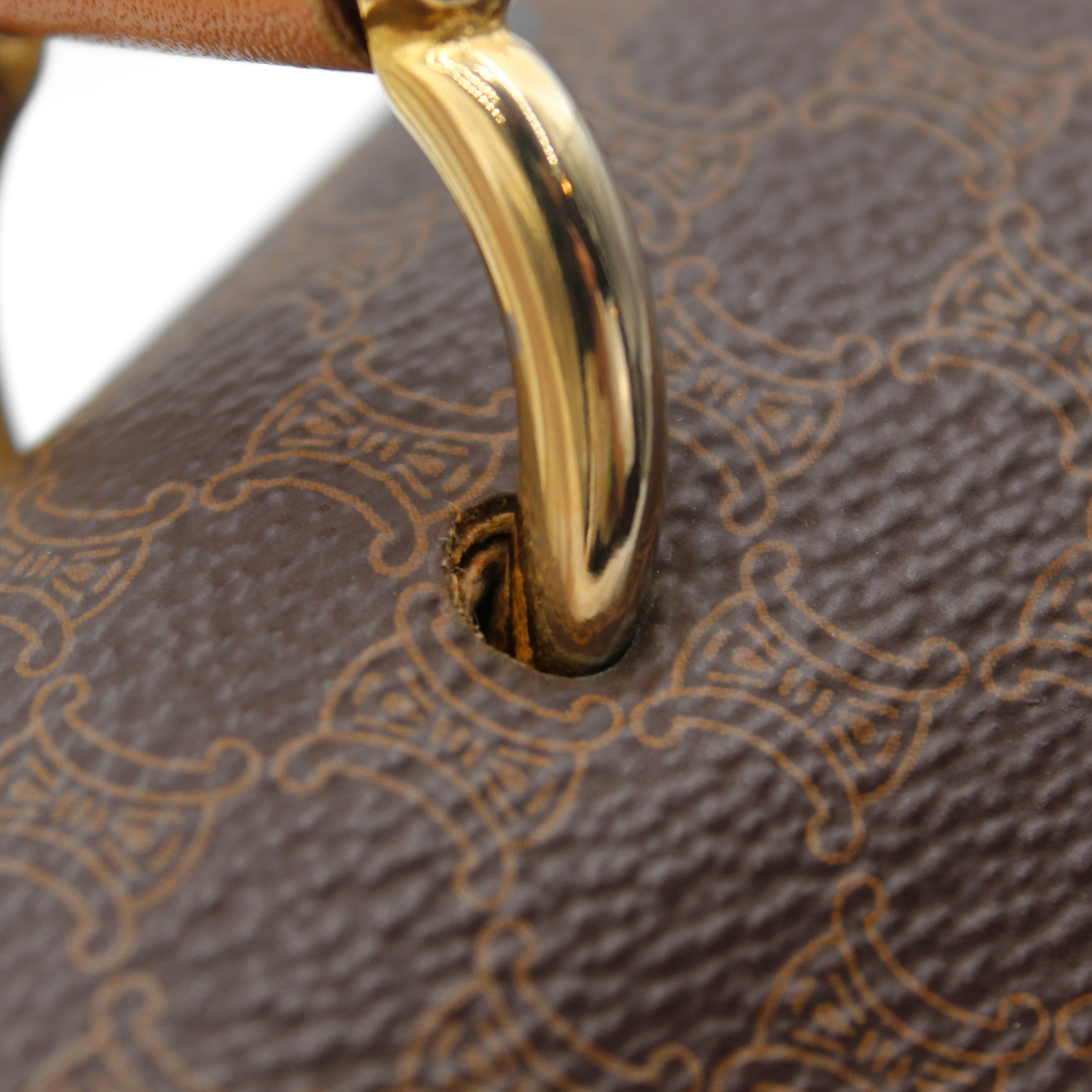 Macadam Coated Canvas Handbag