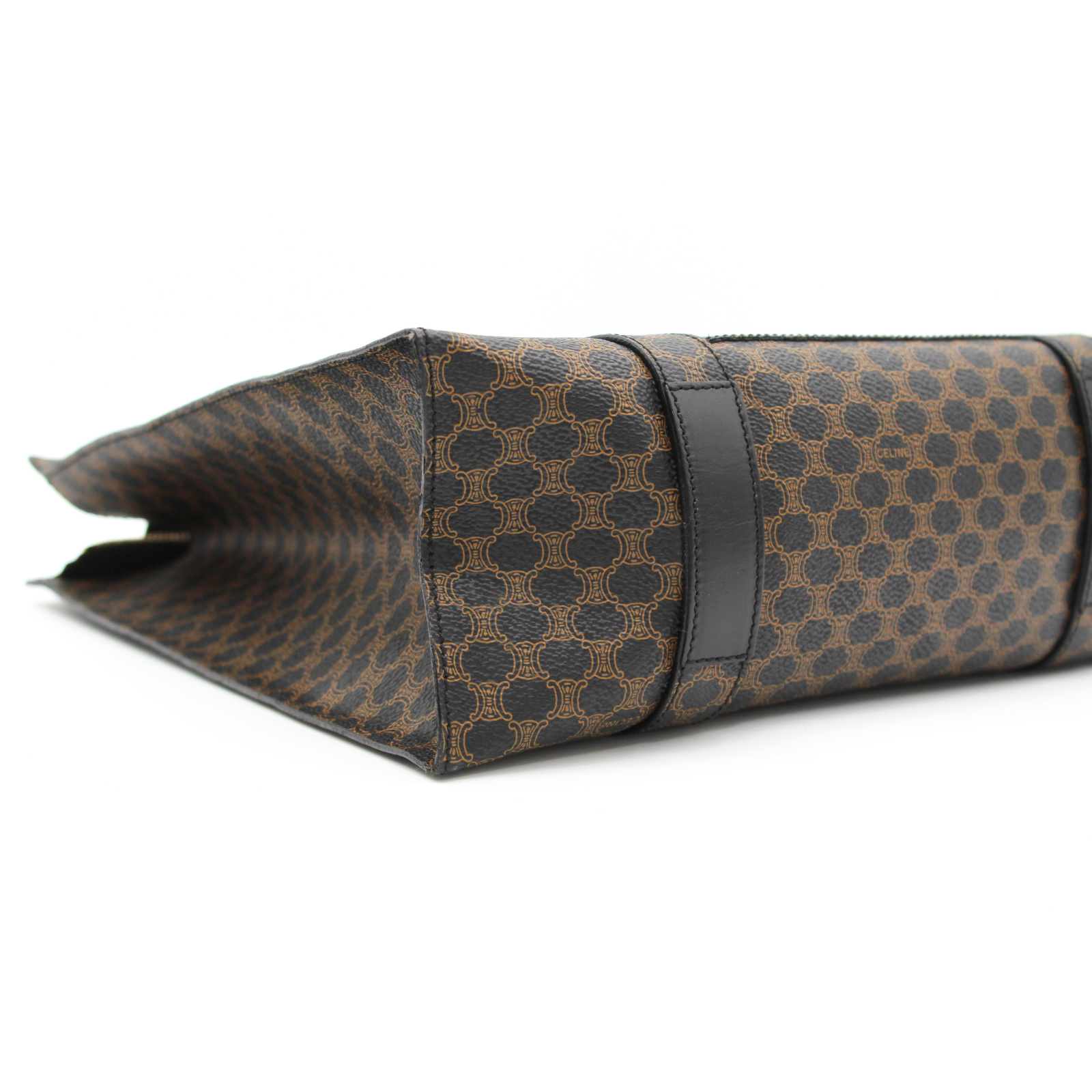 Macadam Coated Canvas Black Shoulder Bag