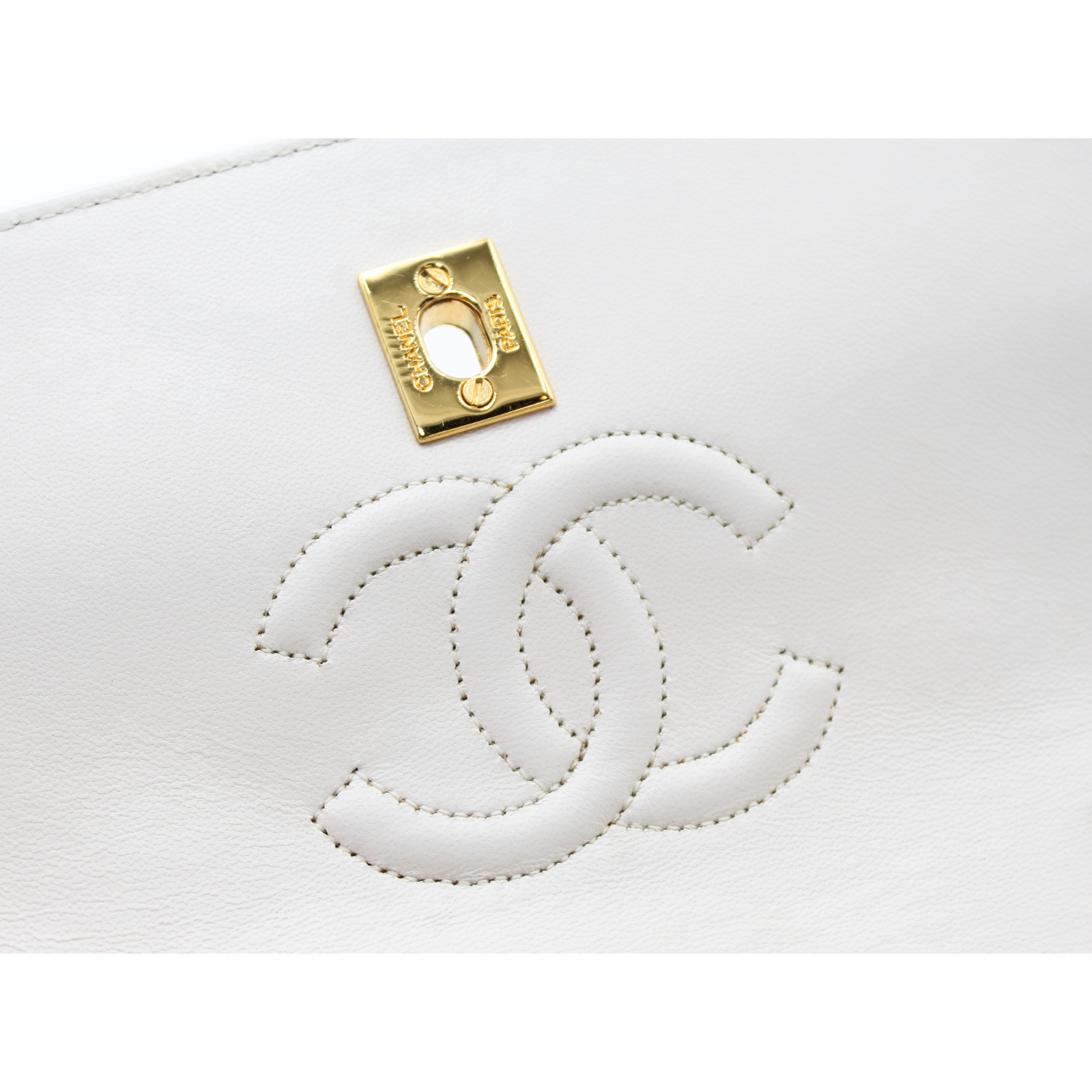 Lamb White + Black Crossbody Bag