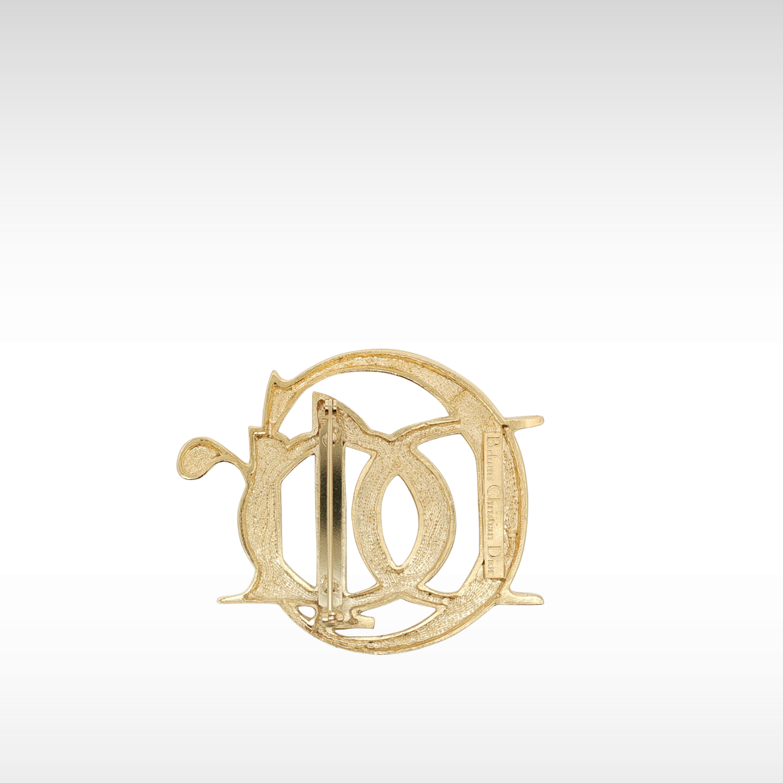Parfume Logo Metal Brooch