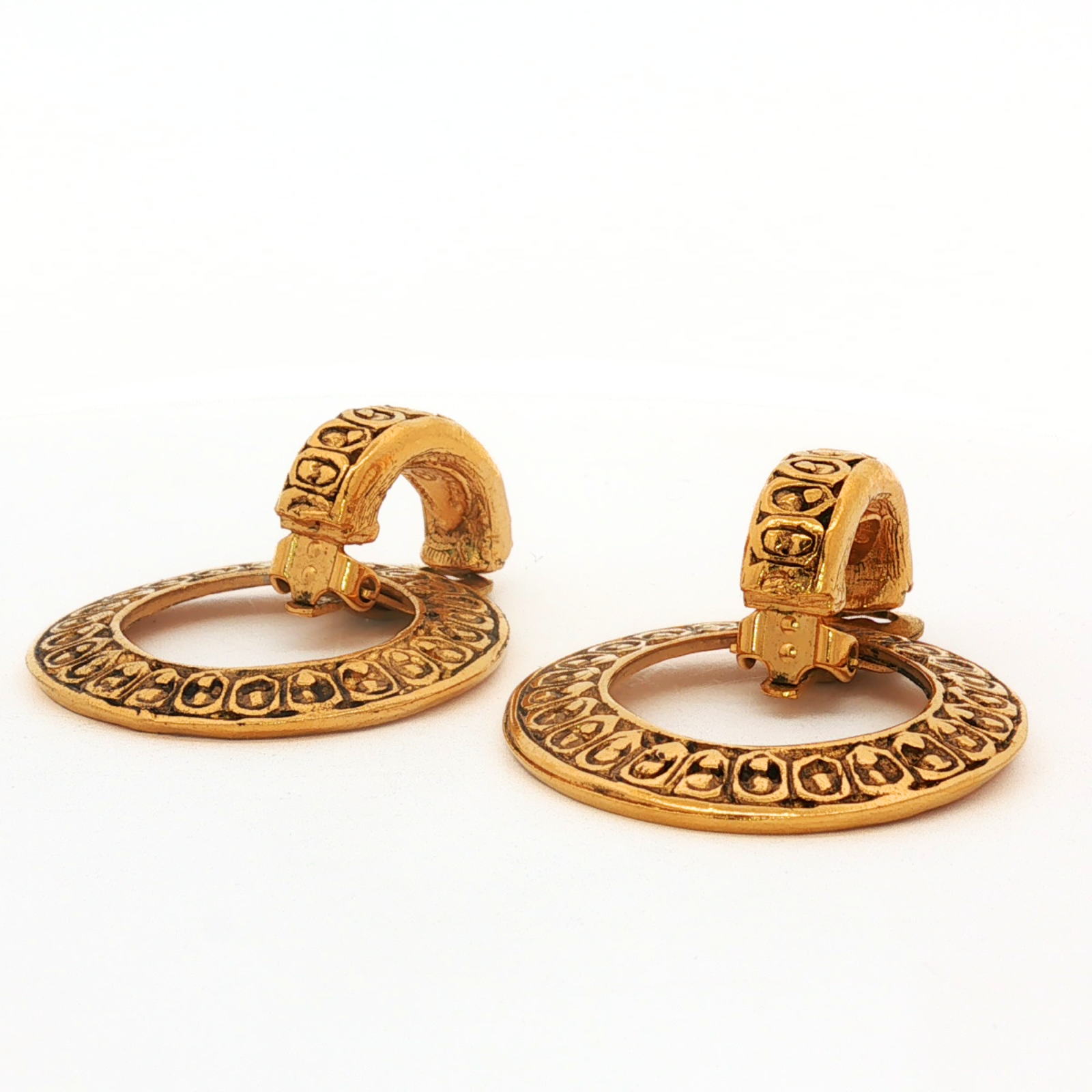 Brass Gold Earrings
