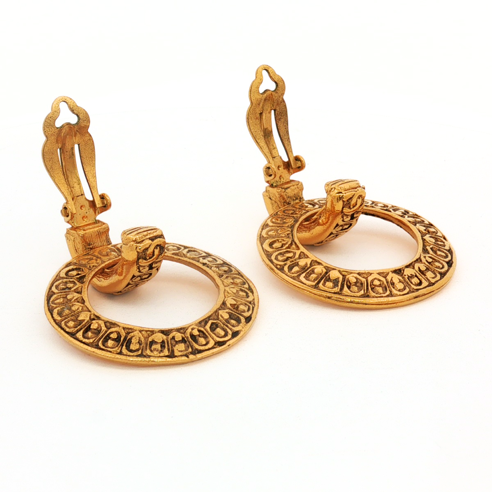 Brass Gold Earrings