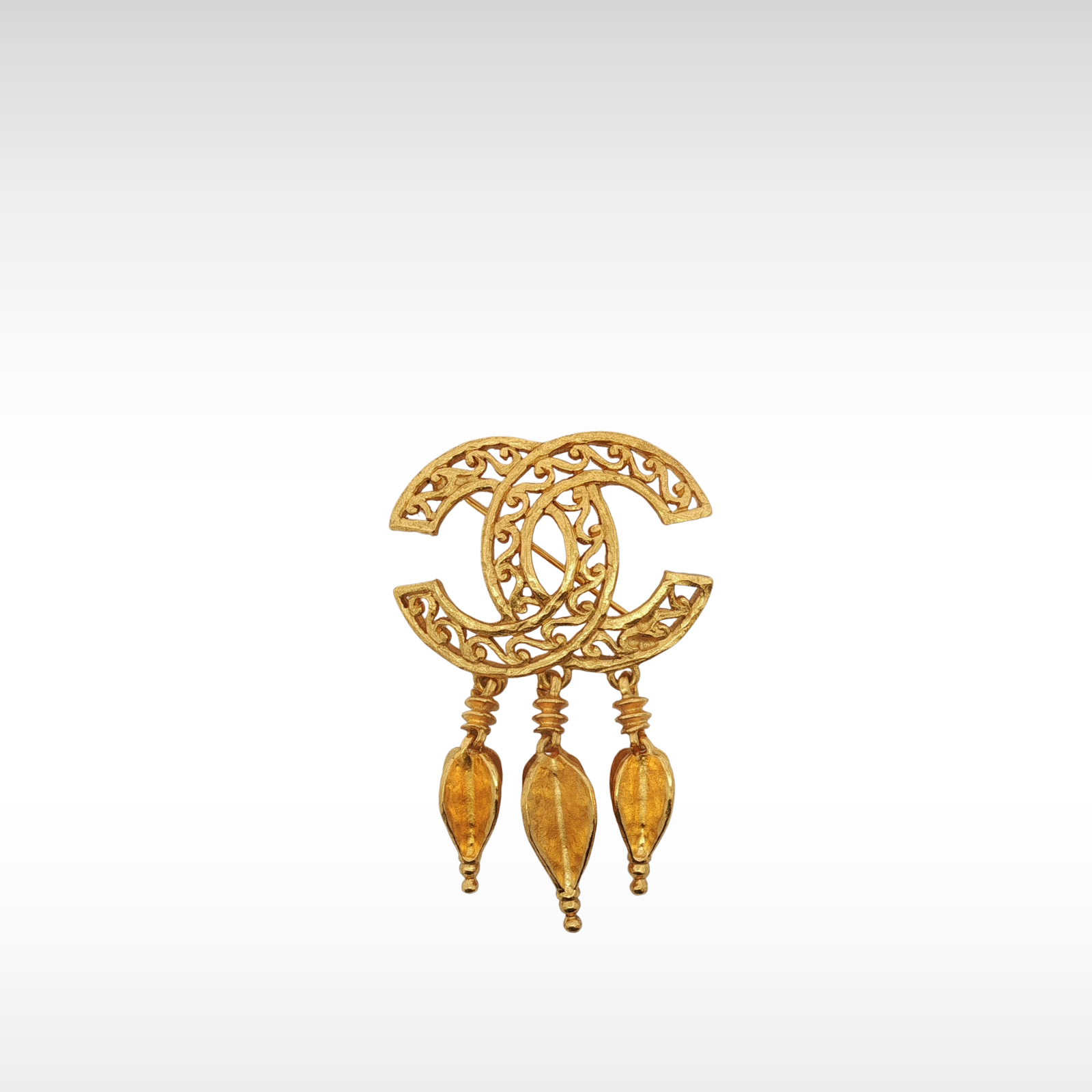 Brass Gold Brooch