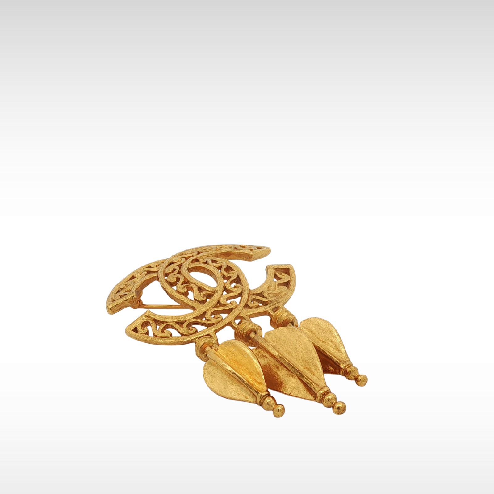 Brass Gold Brooch