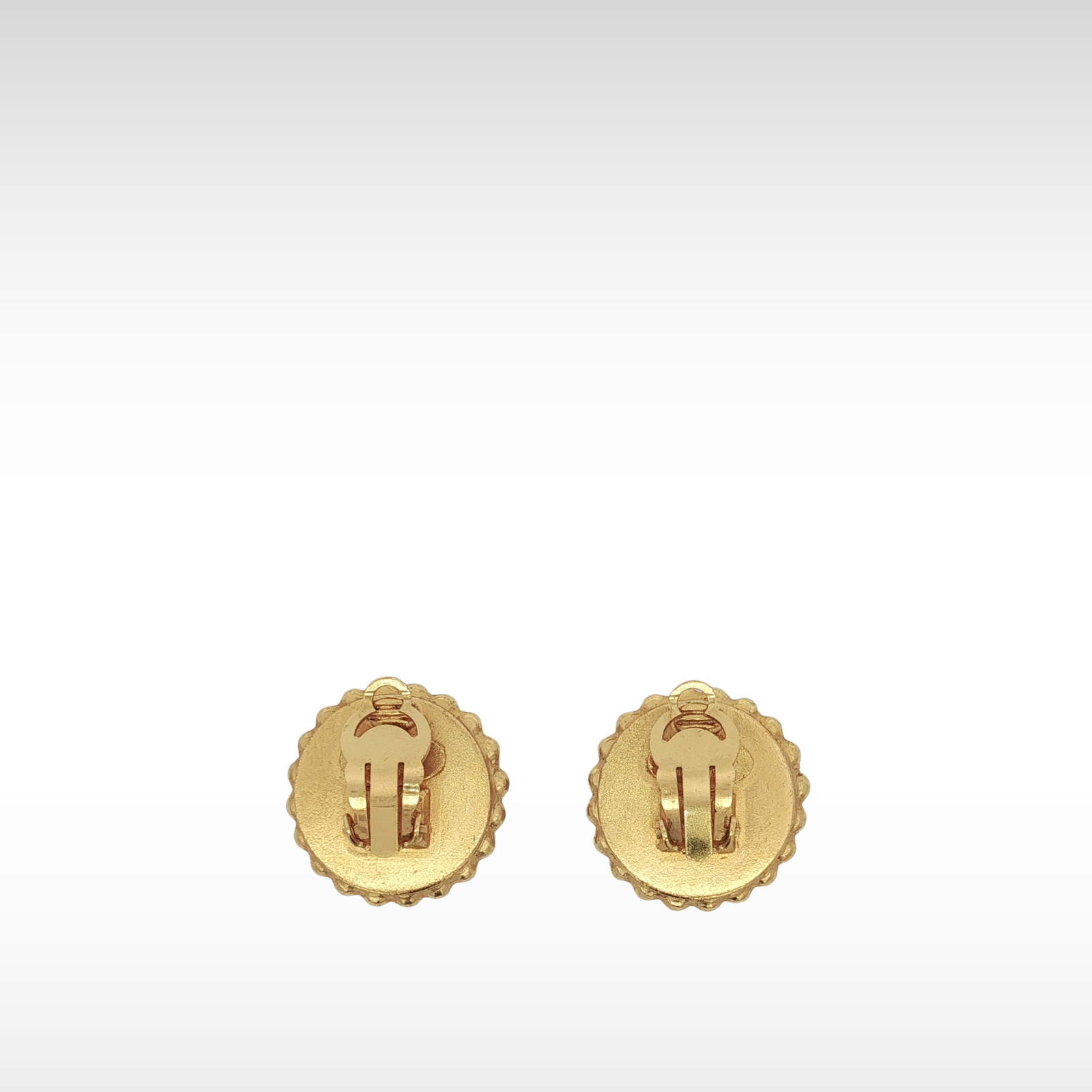 Brass Black Earrings