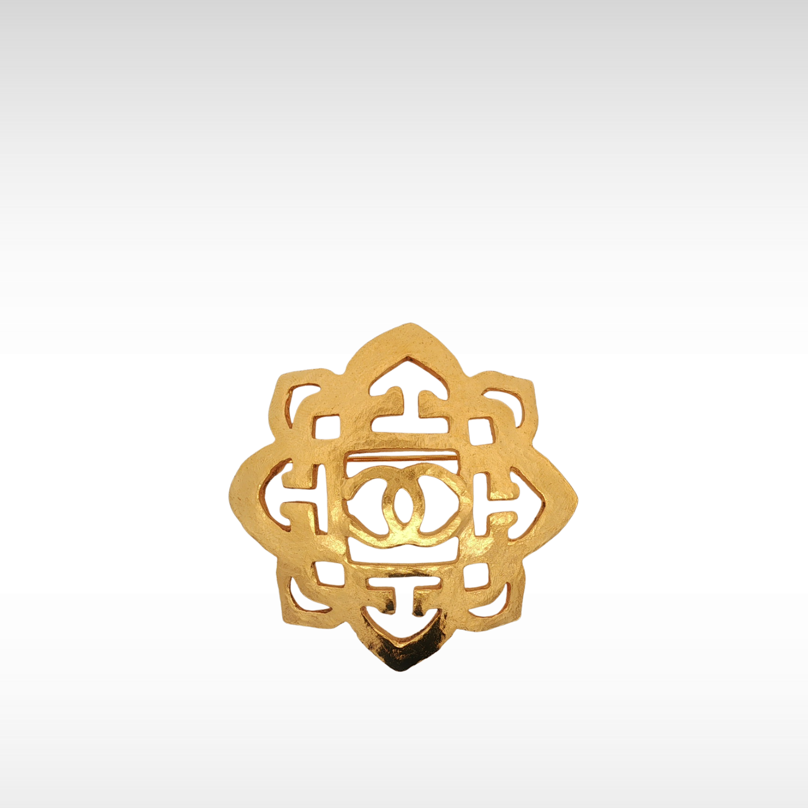Brass Gold Brooch