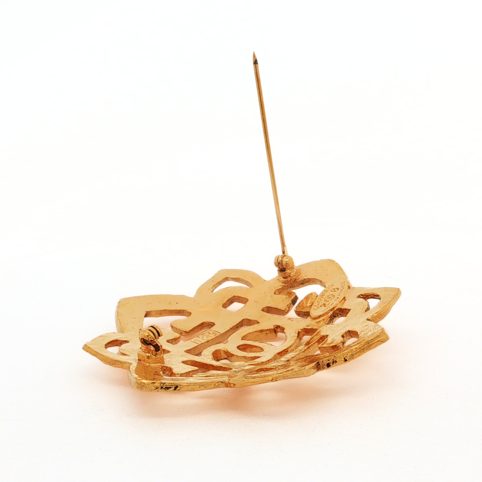 Brass Gold Brooch