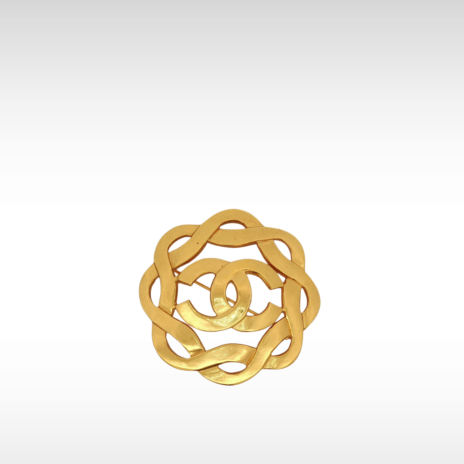 Brass Gold Brooch
