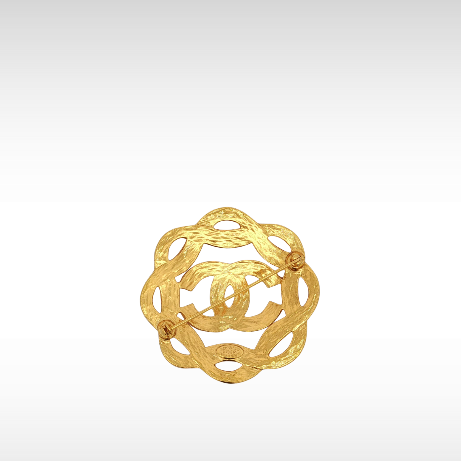Brass Gold Brooch