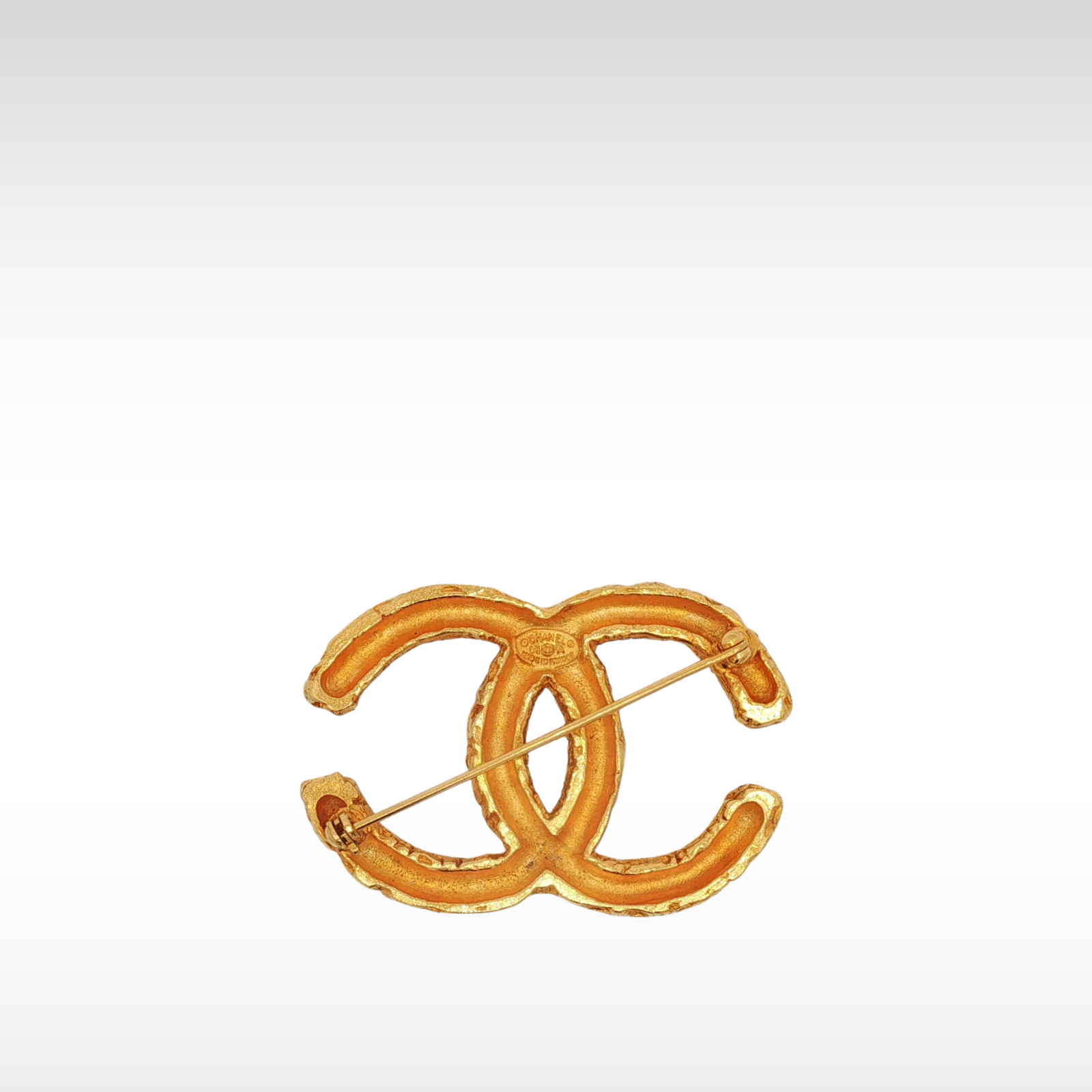 Metal Gold Brooch