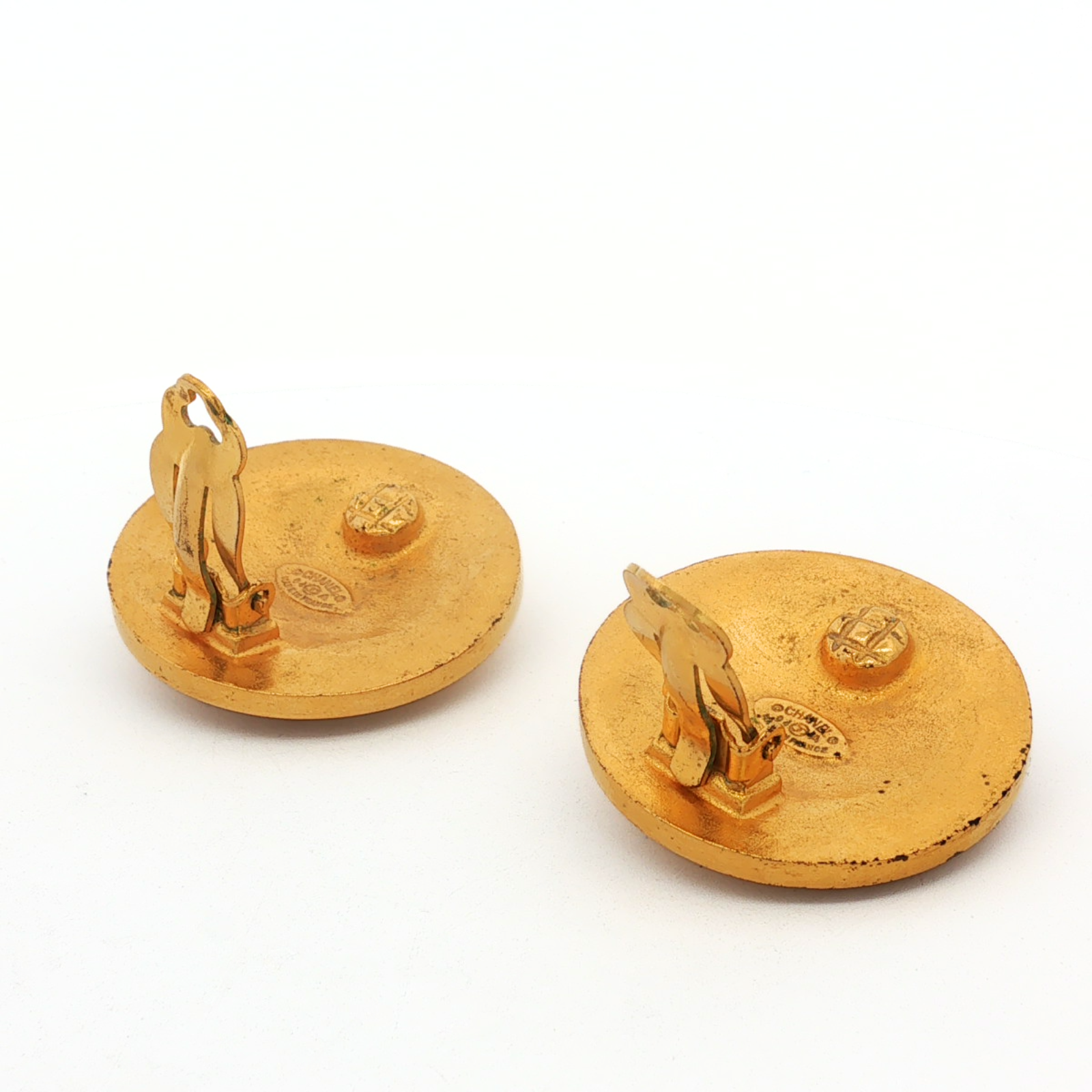 Brass Gold Earrings