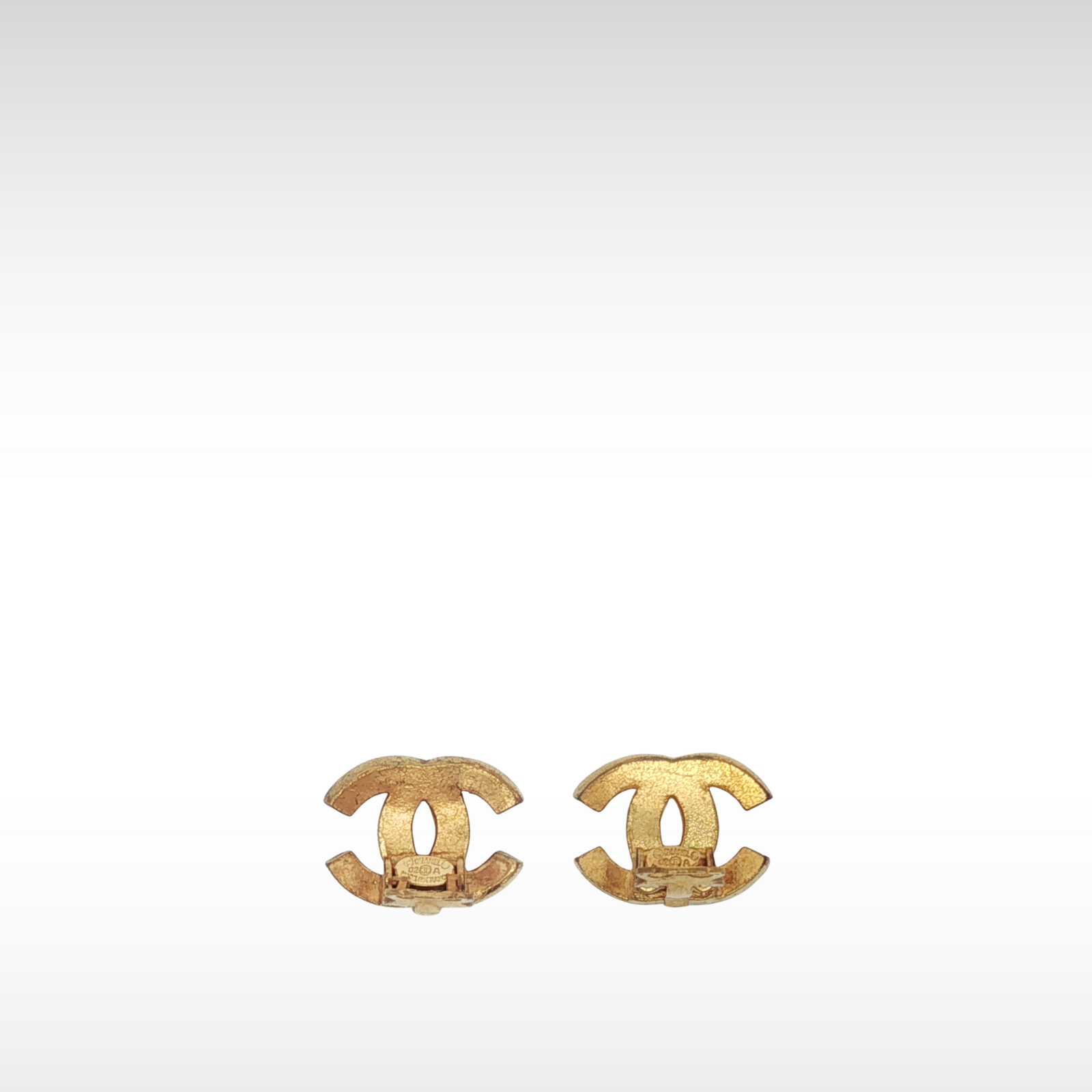 Brass Transparent Earrings