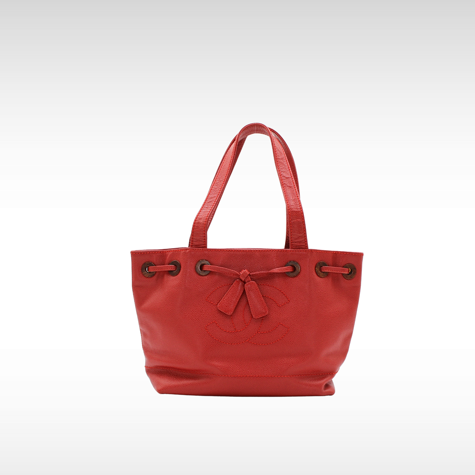 Caviar Red  Shoulder Bag
