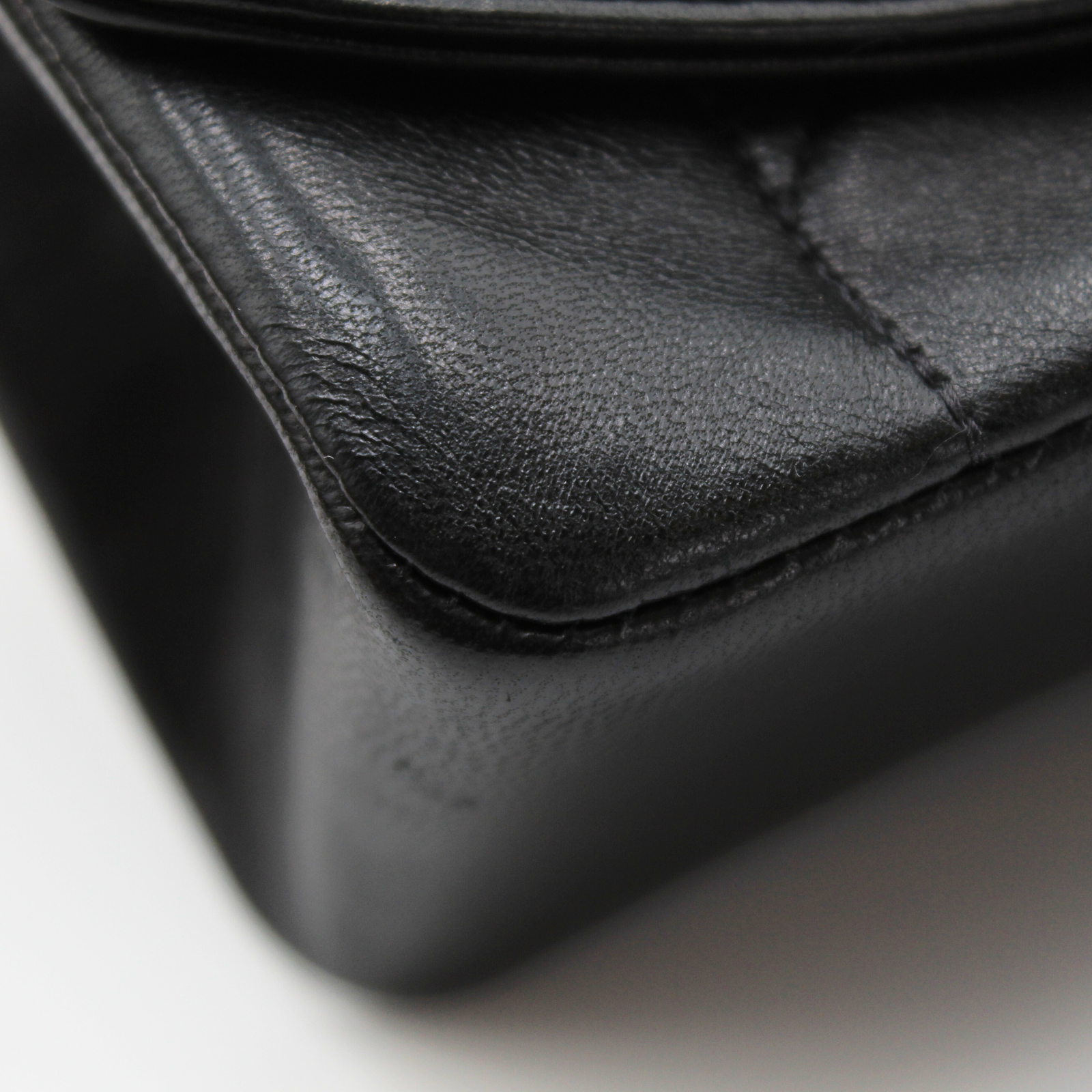 Diana Lamb Black Crossbody Bag