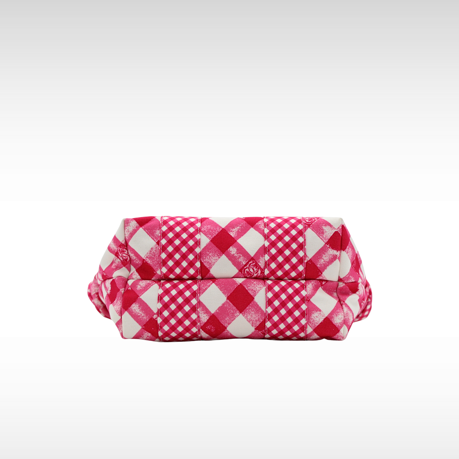 Canvas White+Pink Hand Bag