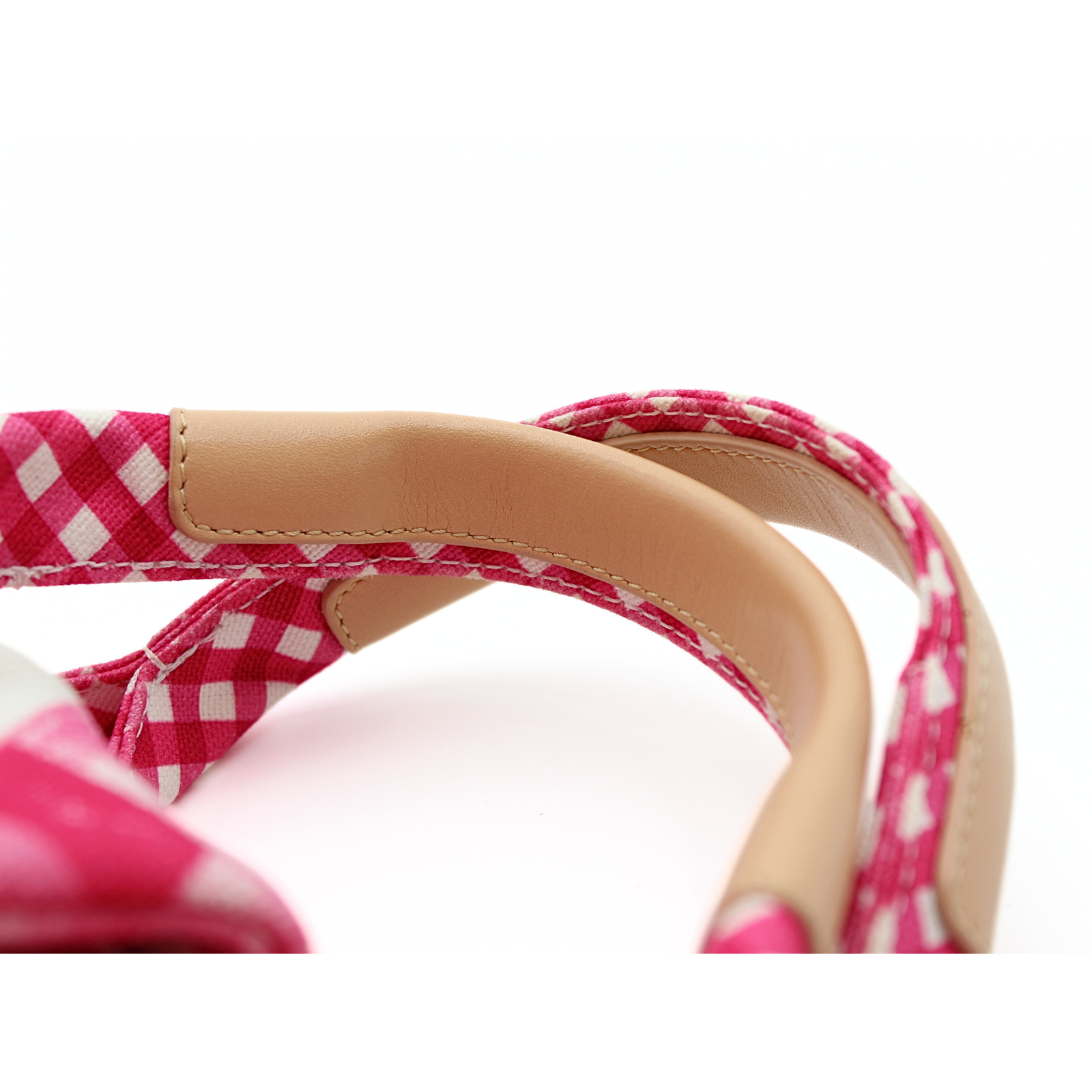 Canvas White+Pink Hand Bag